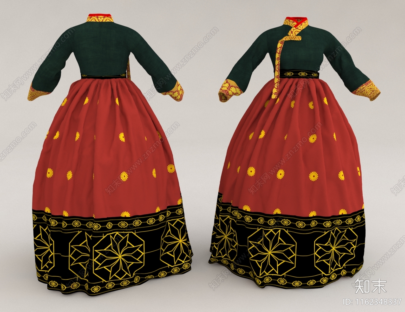 衣服3D模型下载【ID:1162348337】