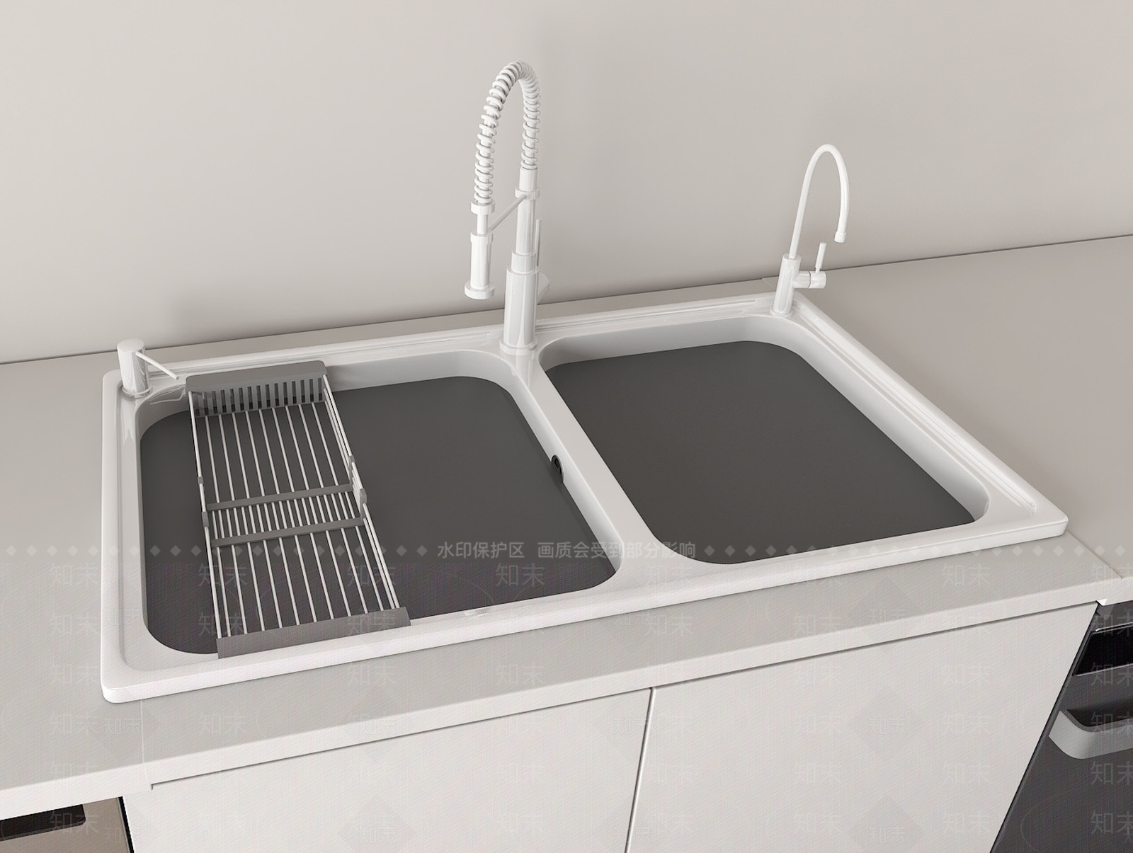 水槽SU模型下载【ID:1162348106】