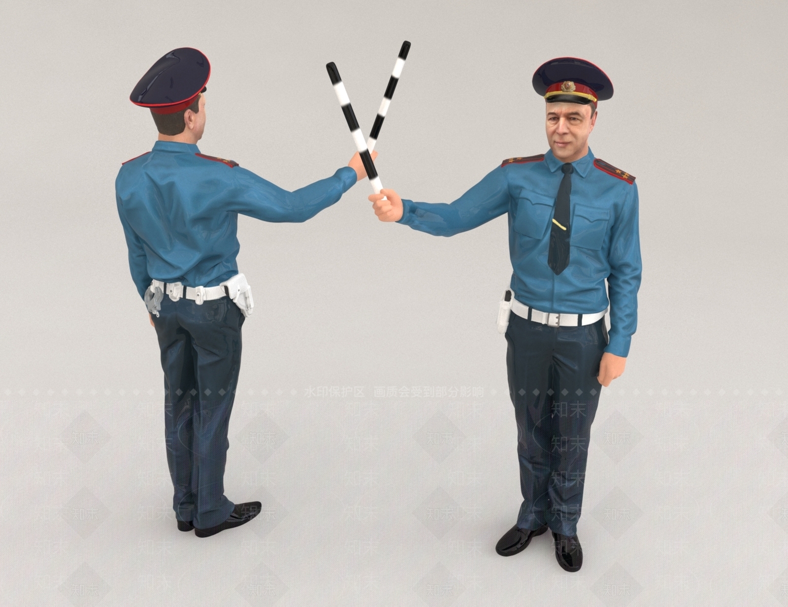 警察3D模型下载【ID:1162350764】