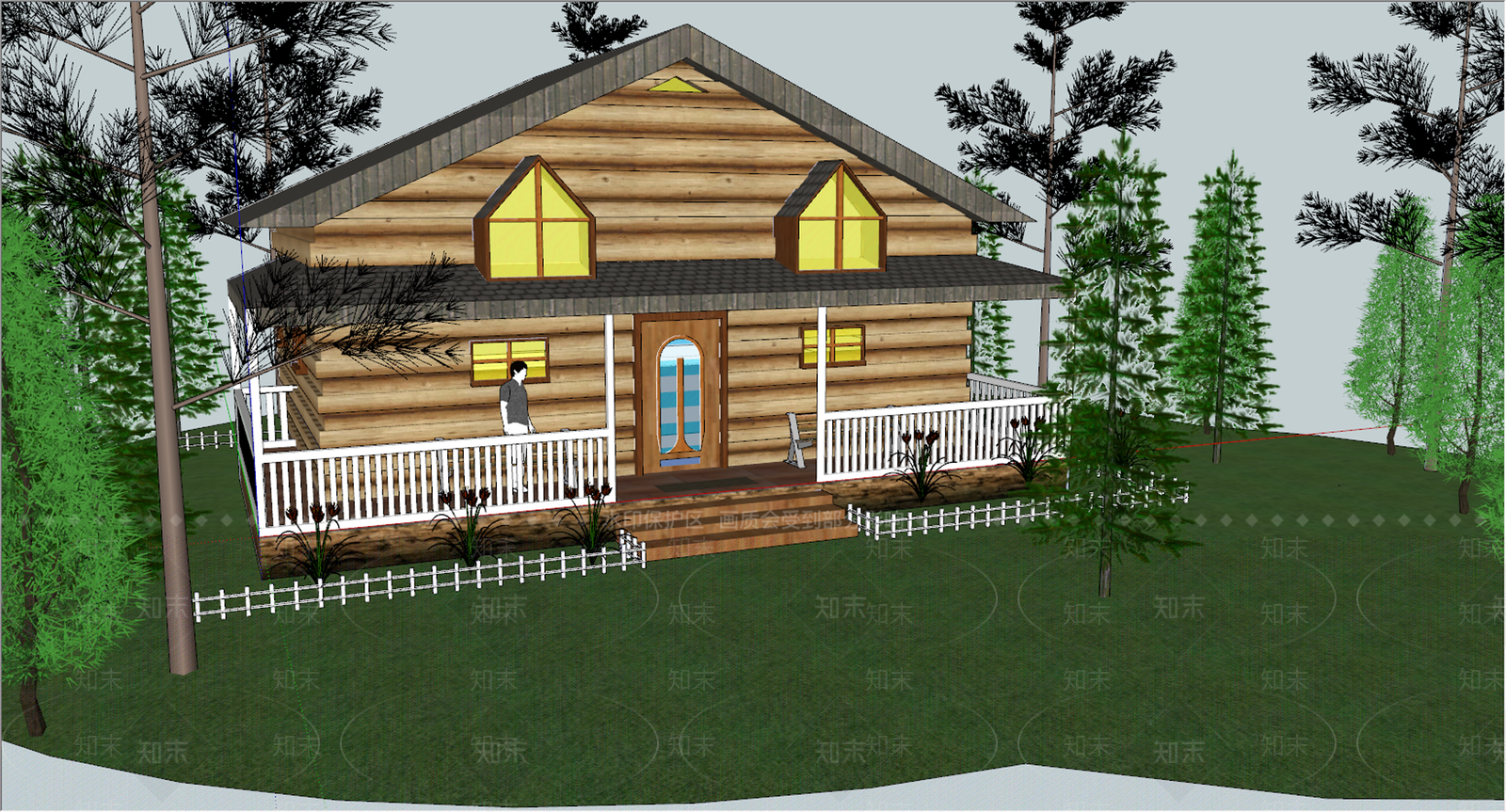 摆件场景SU模型下载【ID:1162361464】