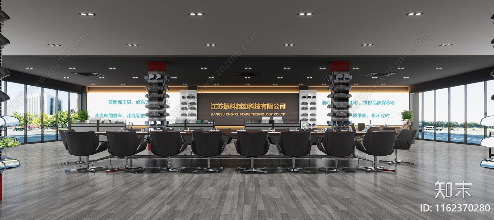 现代摩托车店3D模型下载【ID:1162370280】