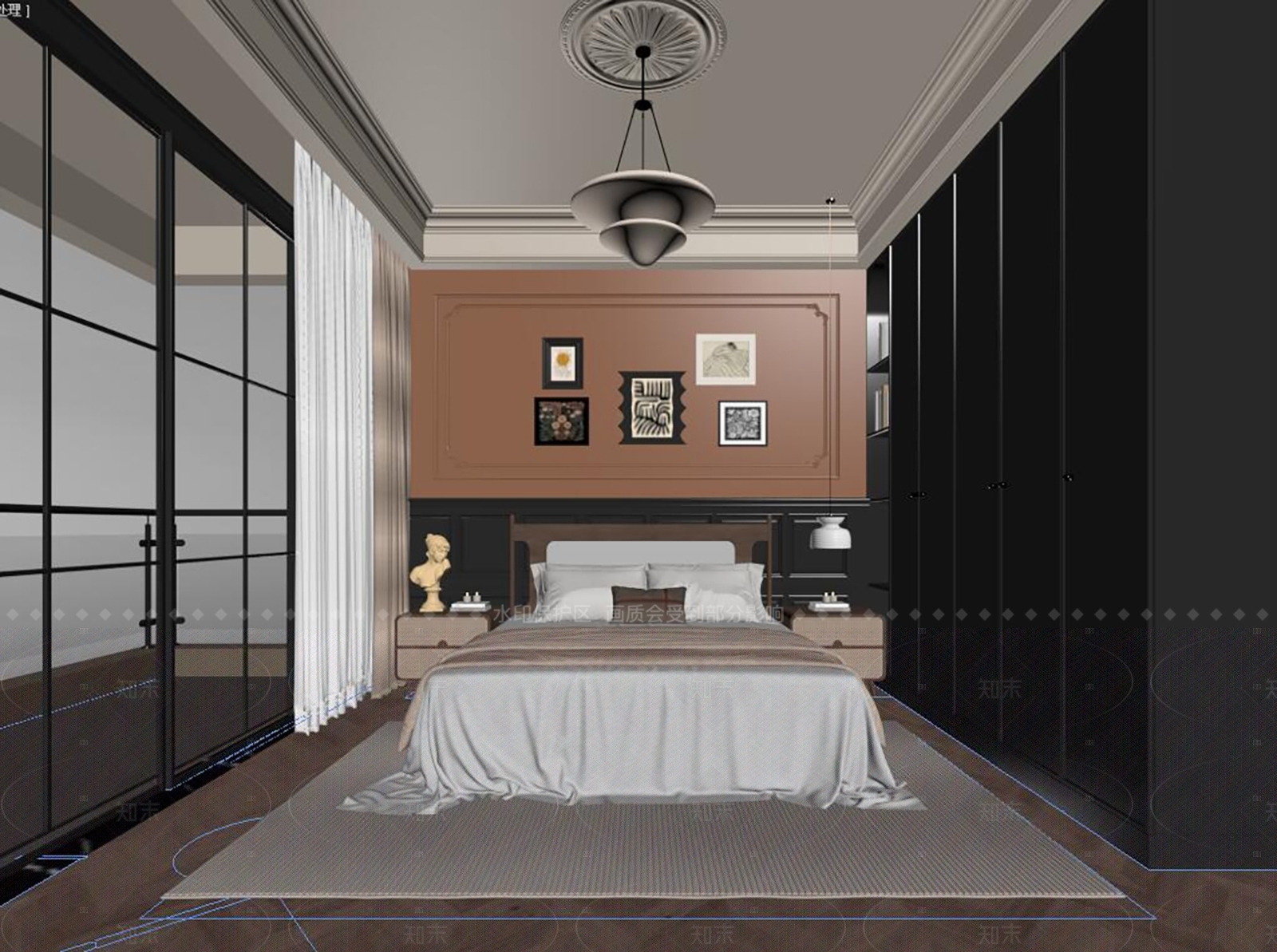 法式卫生间3D模型下载【ID:1214613202】