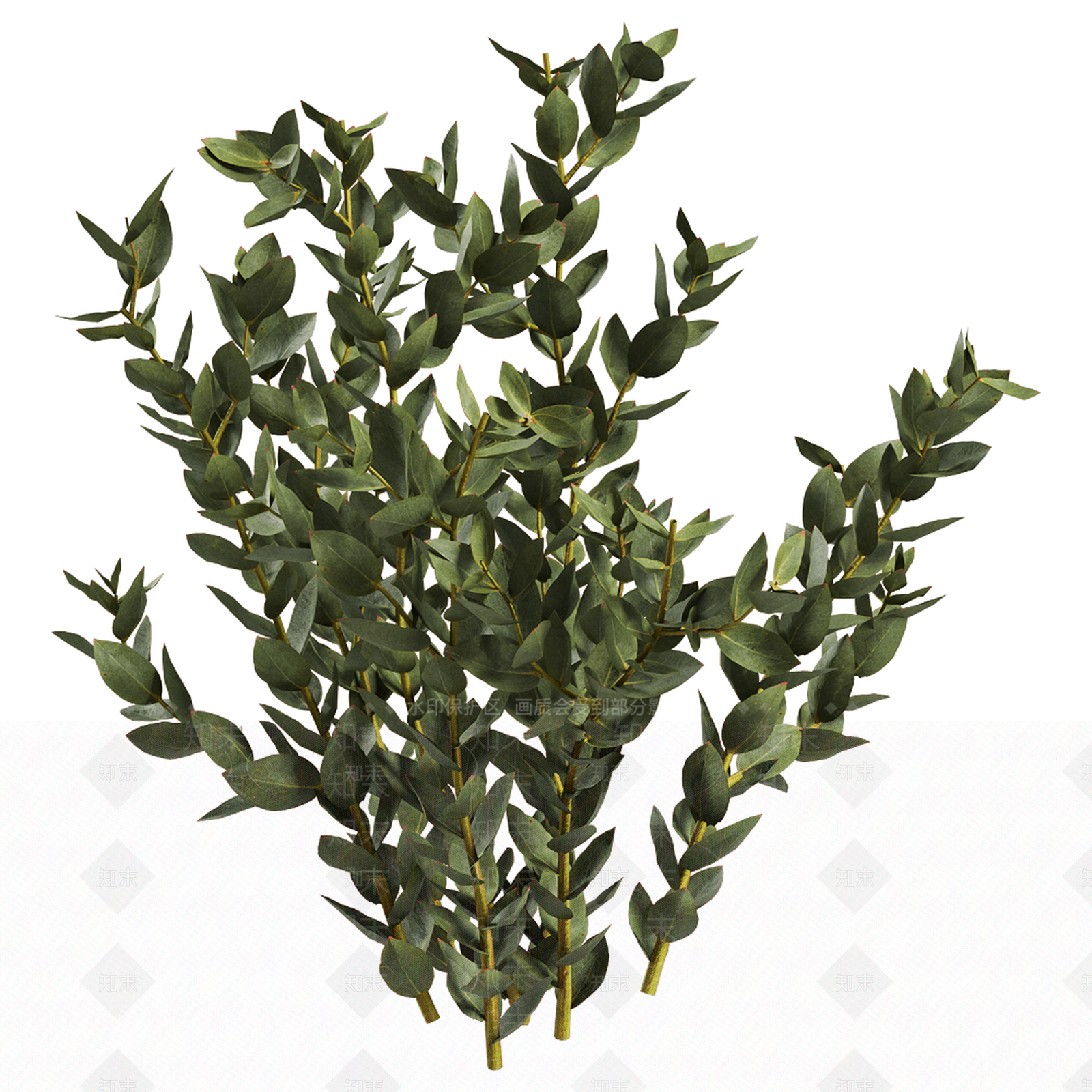 现代树景观树灌木植物3D模型下载【ID:1162380360】