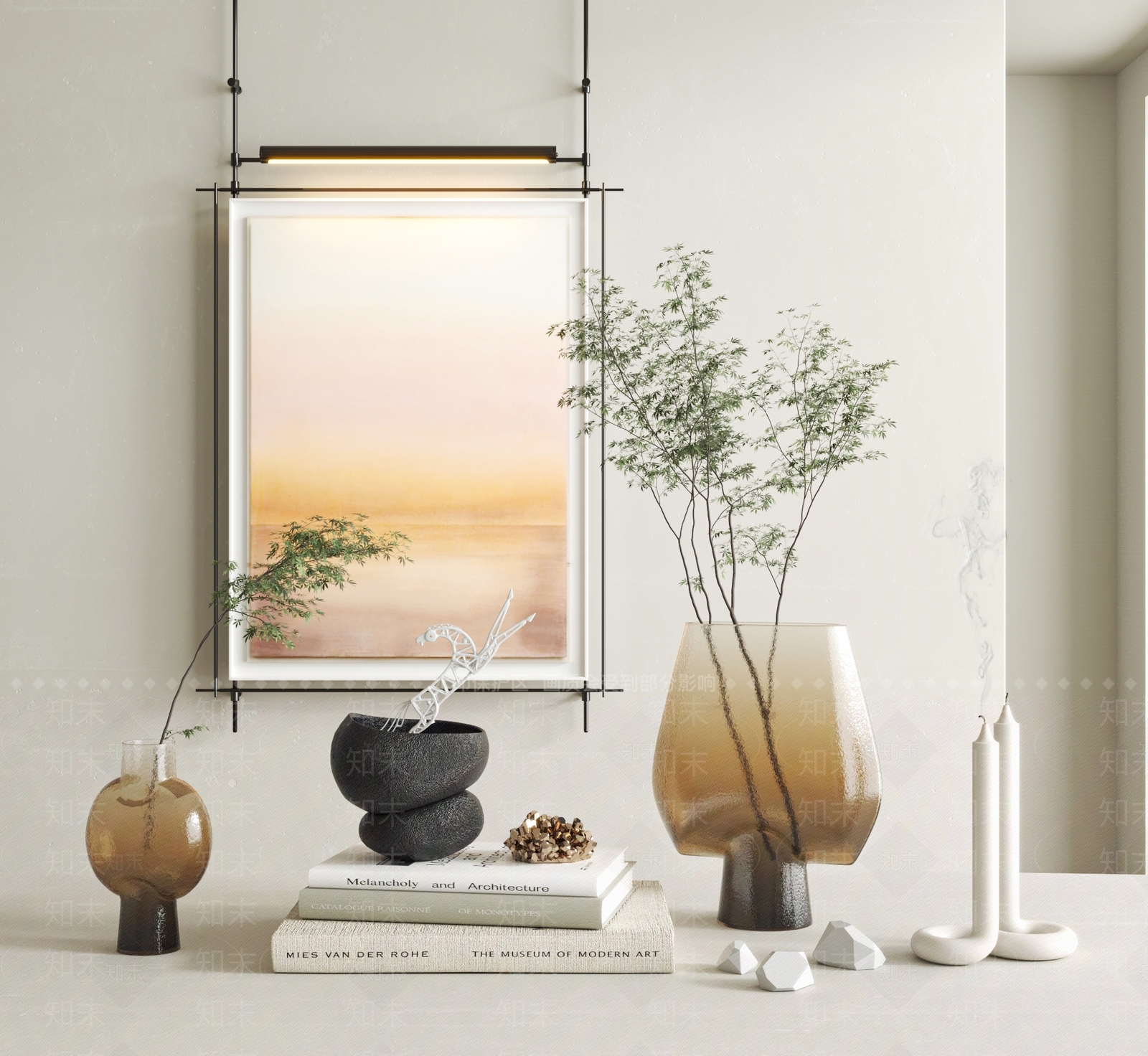 现代饰品3D模型下载【ID:1162384125】