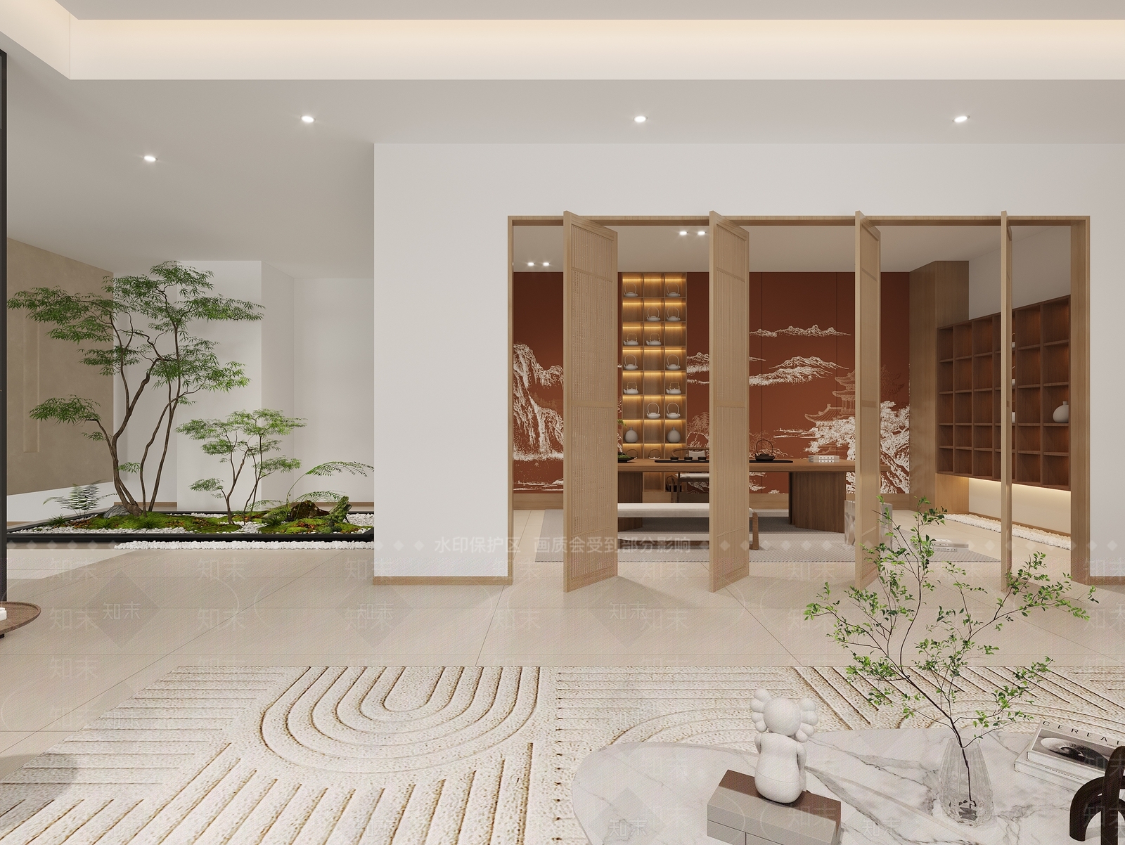 接待区3D模型下载【ID:1162400021】