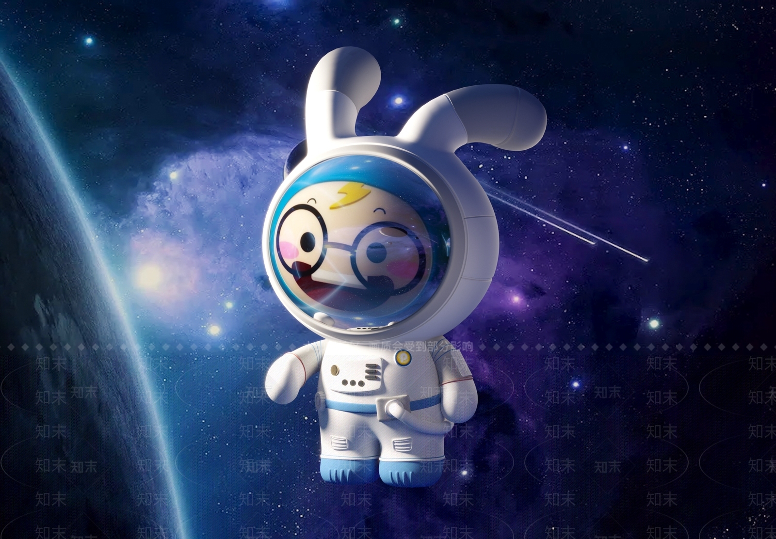 现代太空宇航员摆件3D模型下载【ID:1162401390】