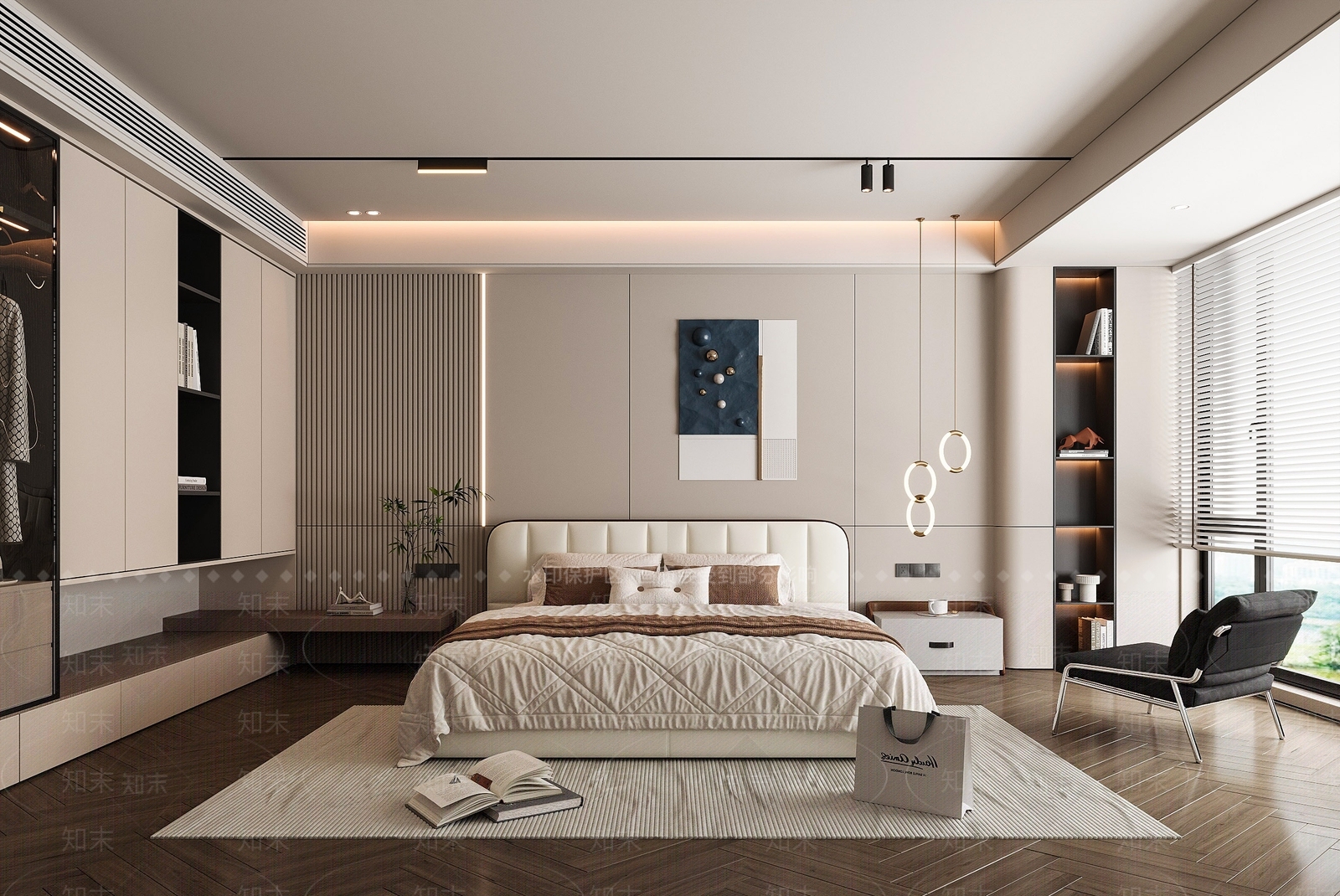 软包双人床双人床3D模型下载【ID:1227524012】