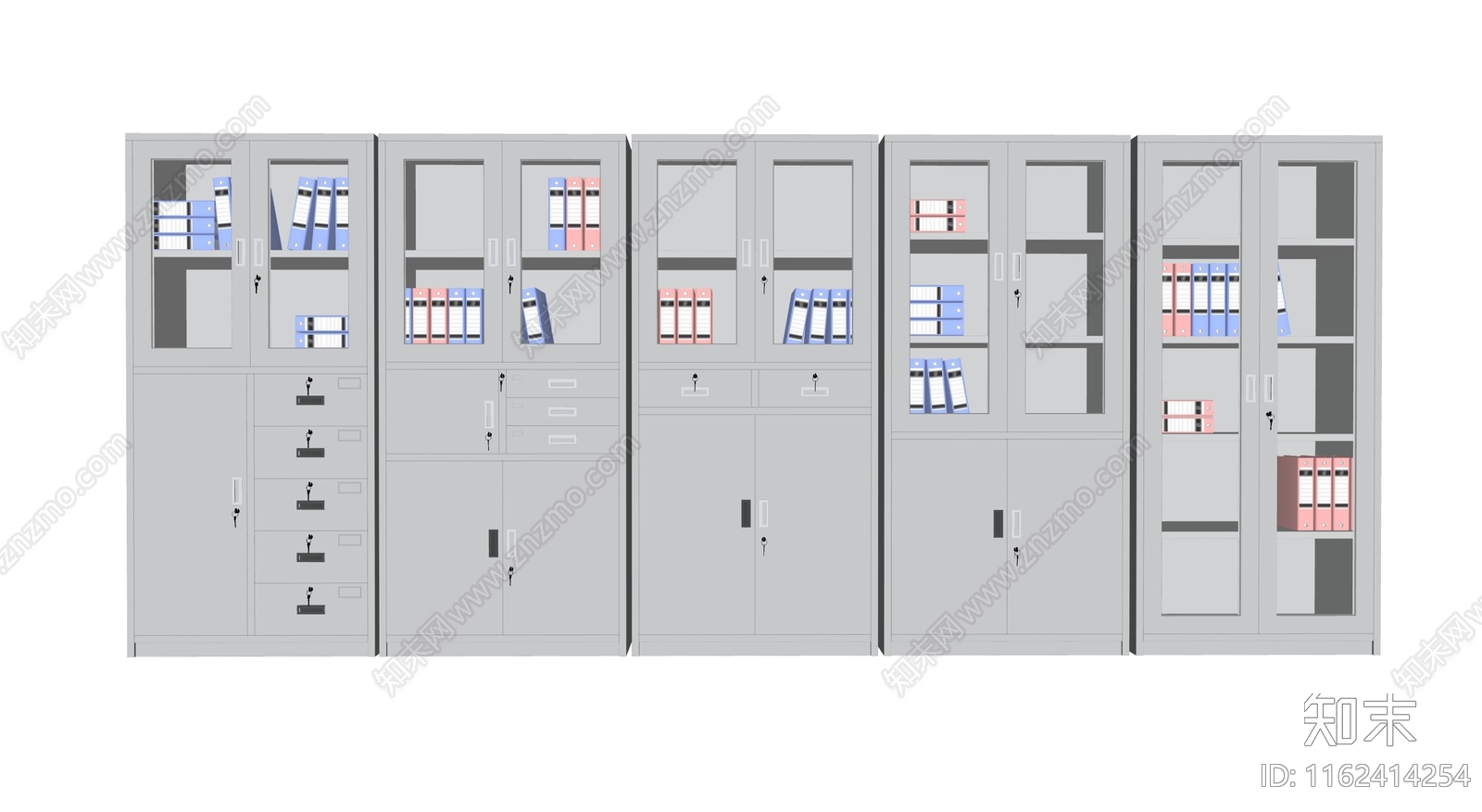 现代文件柜SU模型下载【ID:1162414254】