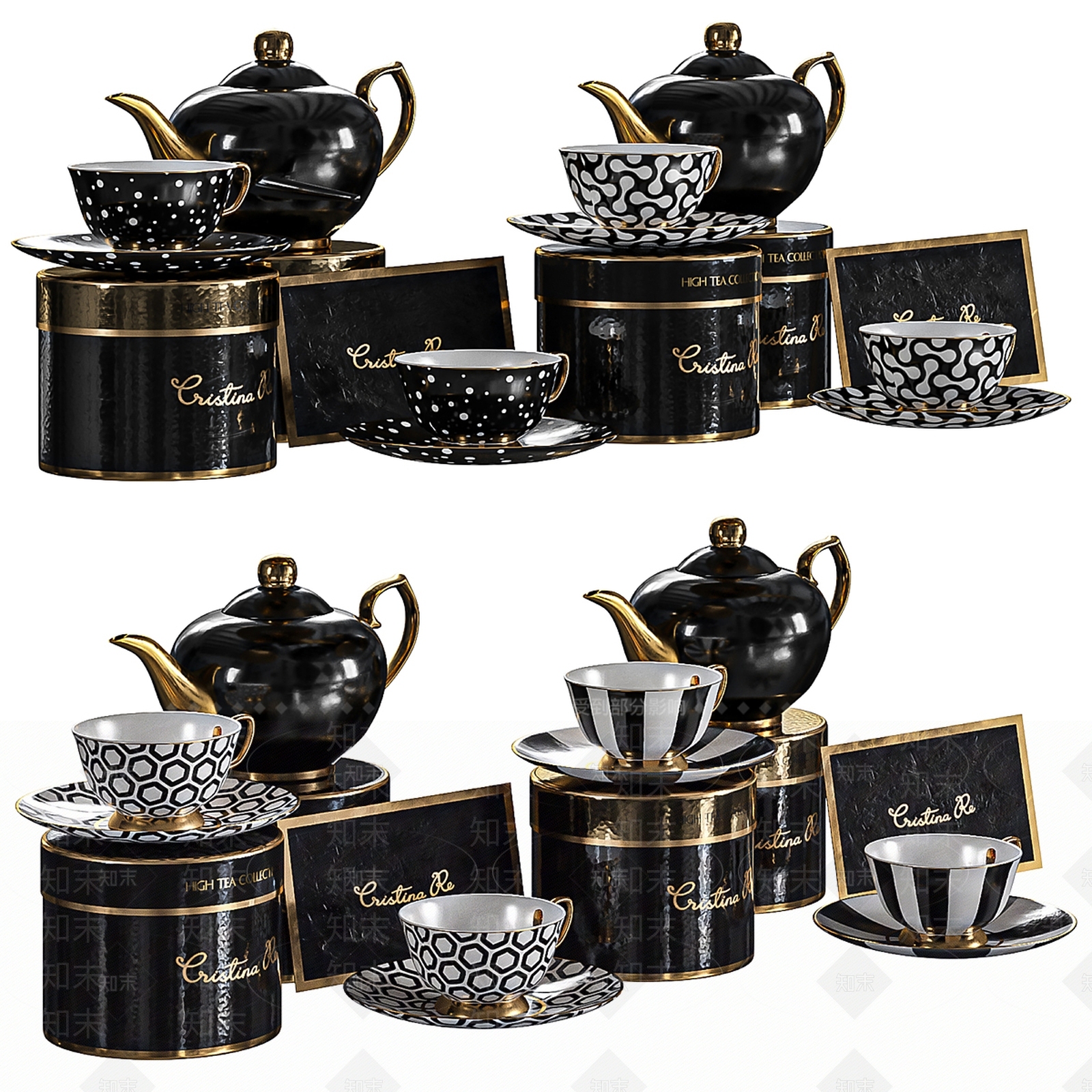 现代厨房用具3D模型下载【ID:1162418593】