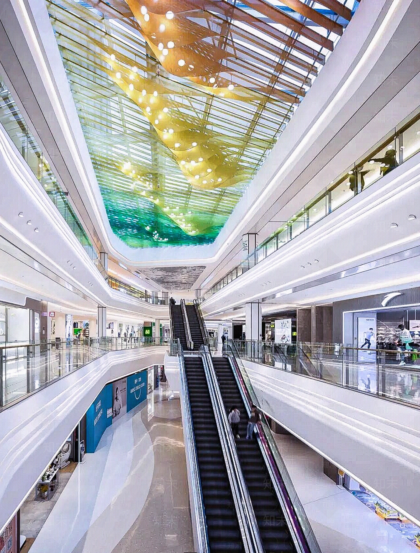 现代商场中庭过道背景贴图下载【ID:1162423278】