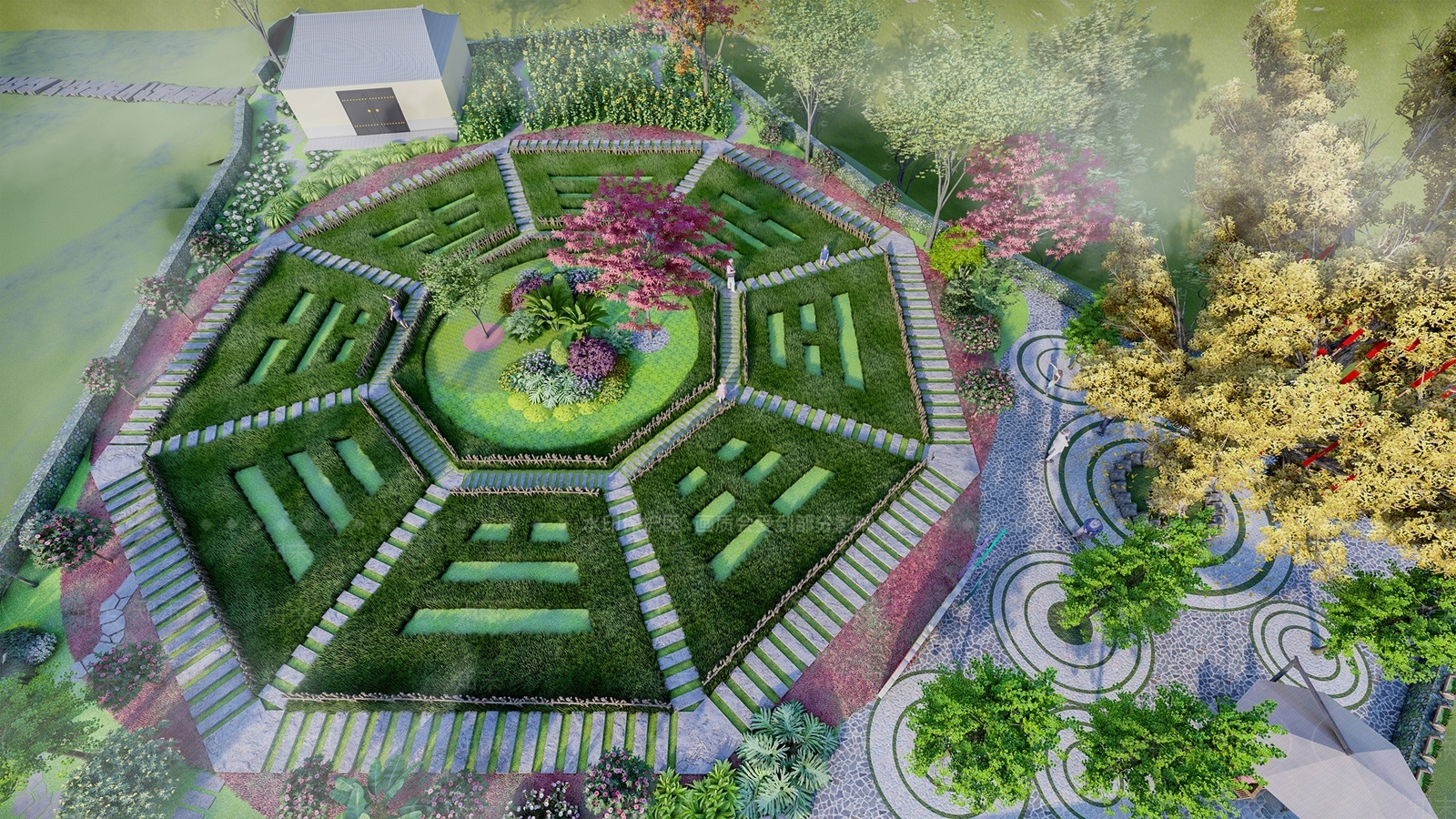 八卦SU模型下载【ID:1162424994】