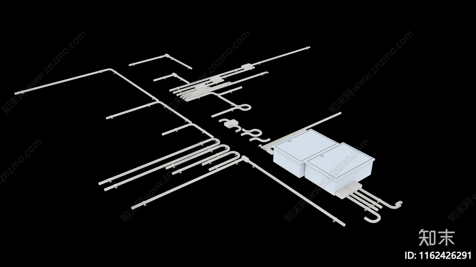 现代科技工业设备3D模型下载【ID:1162426291】