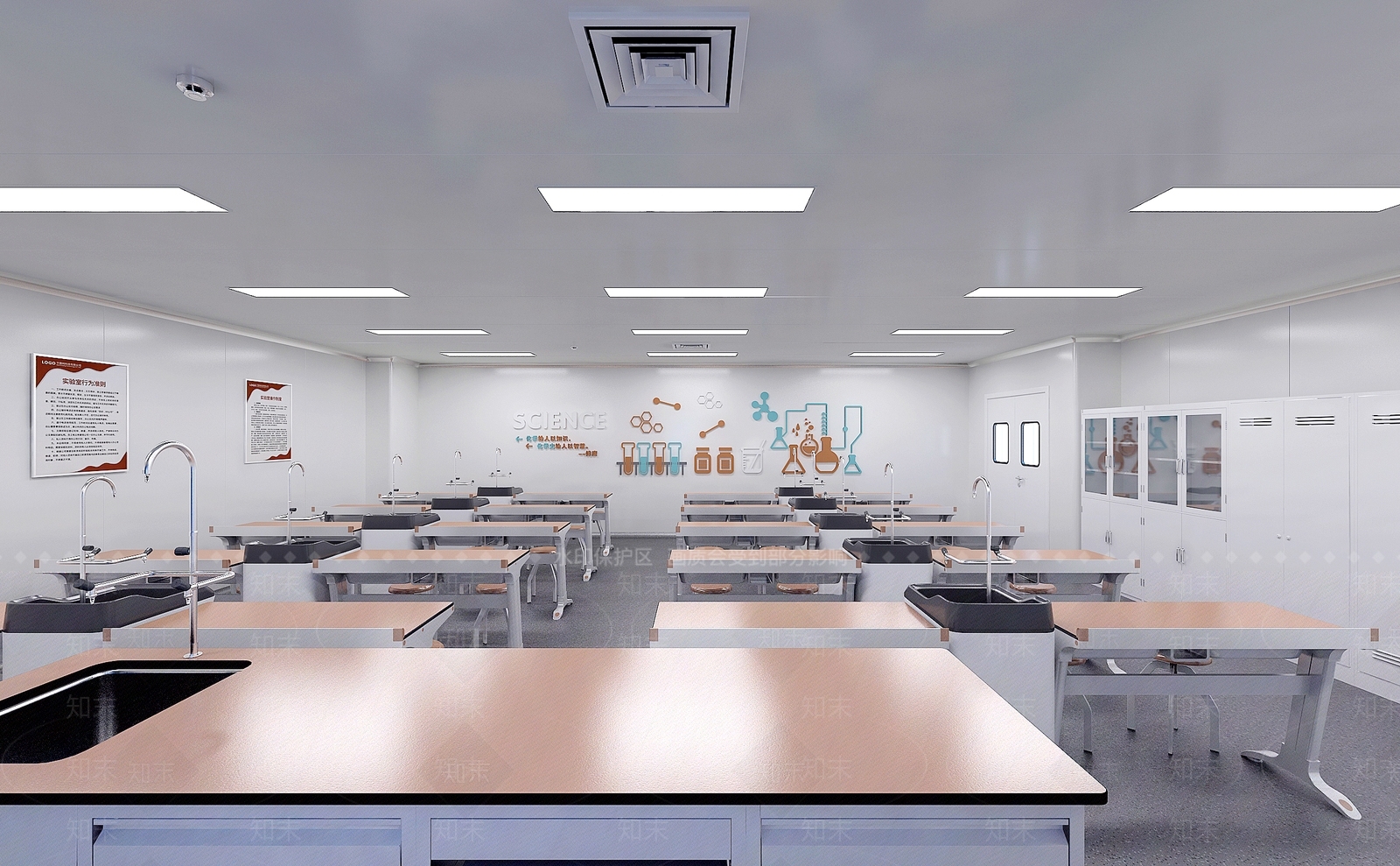 现代培训学校3D模型下载【ID:1162426263】