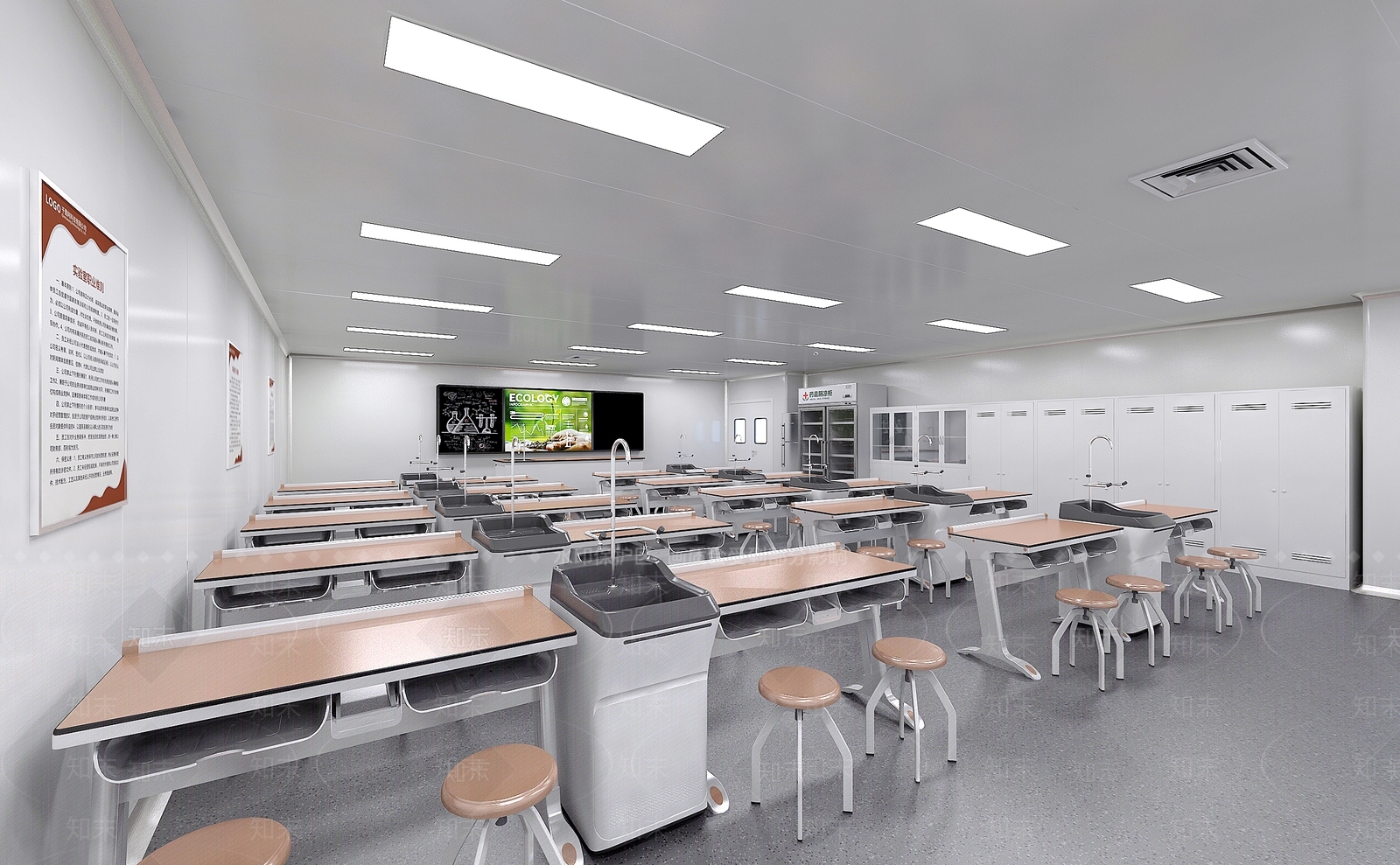 现代培训学校3D模型下载【ID:1162426519】