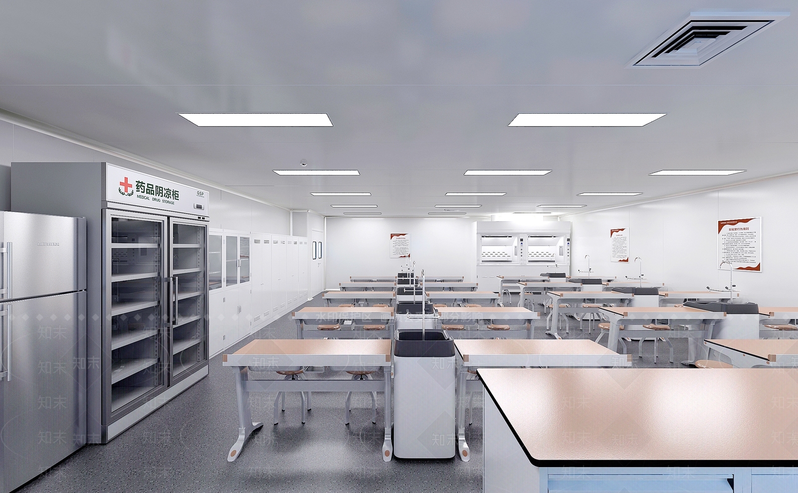 现代培训学校3D模型下载【ID:1162426519】