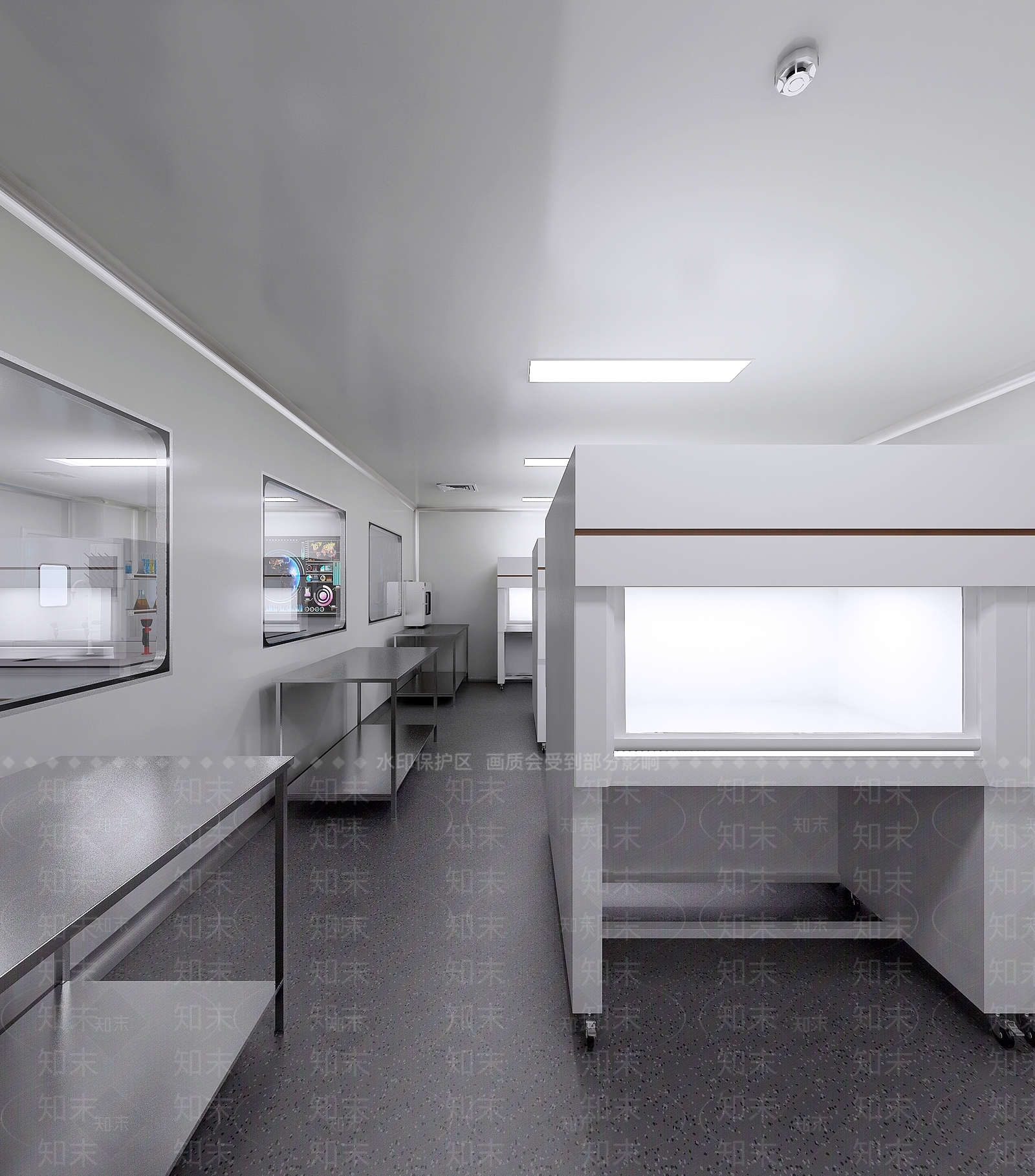 现代培训学校3D模型下载【ID:1162427219】