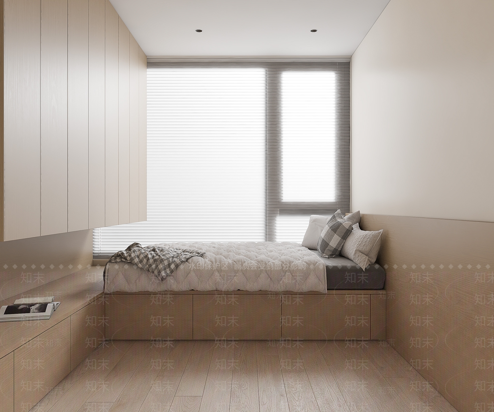 榻榻米卧室SU模型下载【ID:1162450775】