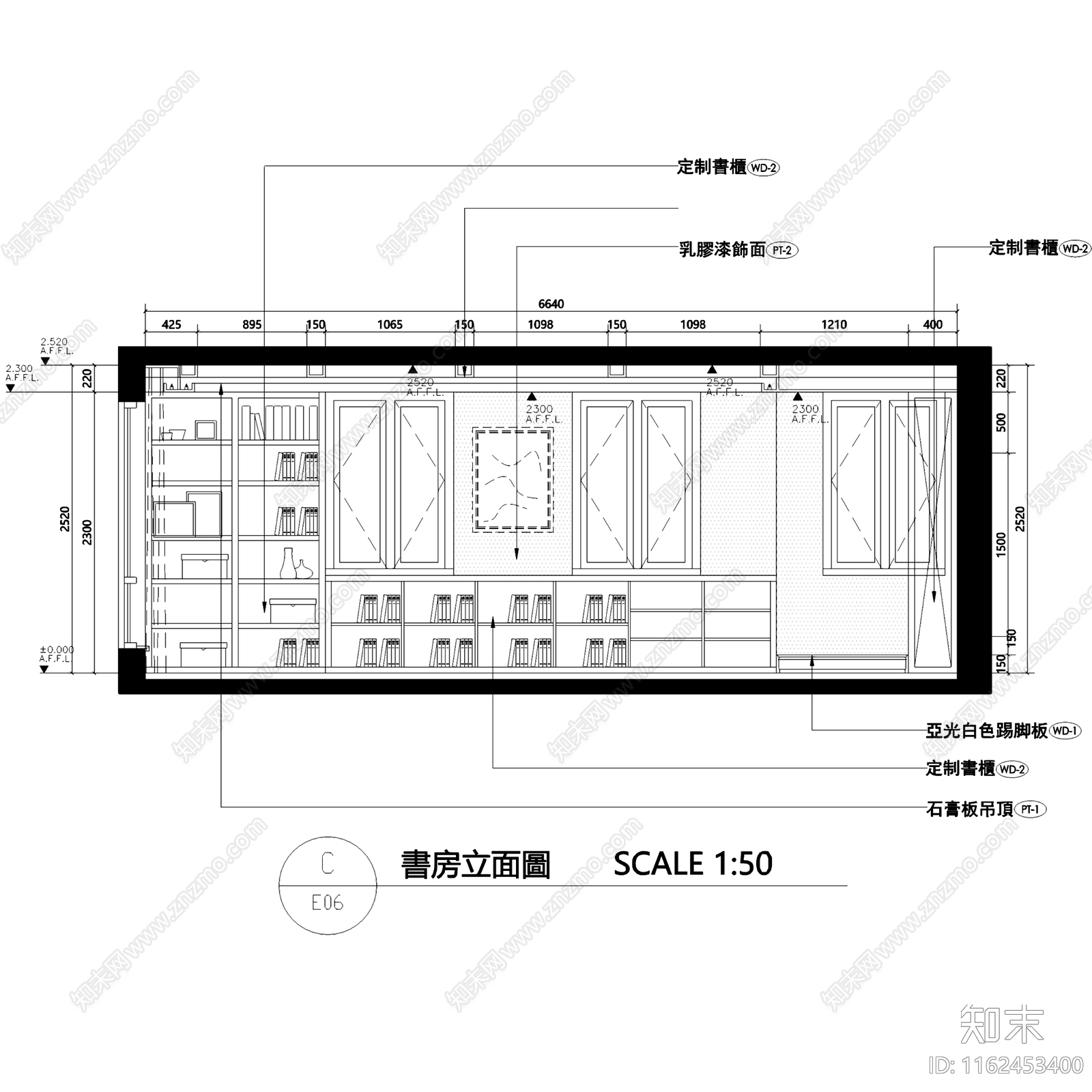 美式上海三层别墅私宅室内家装cad施工图下载【ID:1162453400】