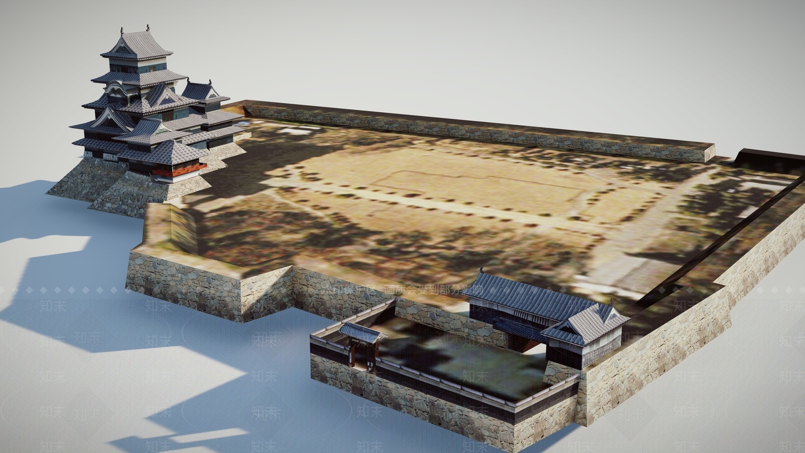 18日本古建筑城楼MatCasSU模型下载【ID:1162456843】