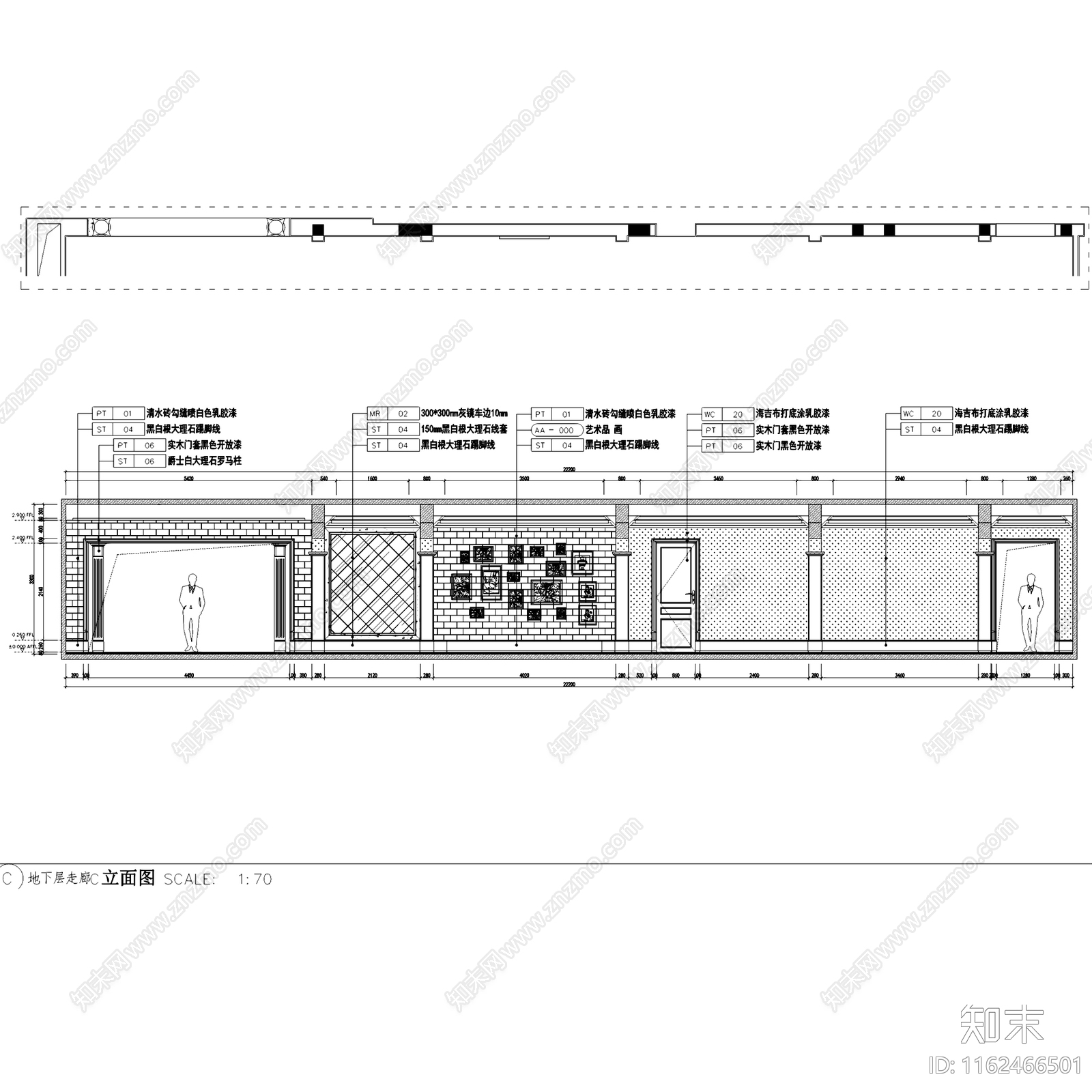 欧式杭州桃花源G06二层别墅室内家装cad施工图下载【ID:1162466501】