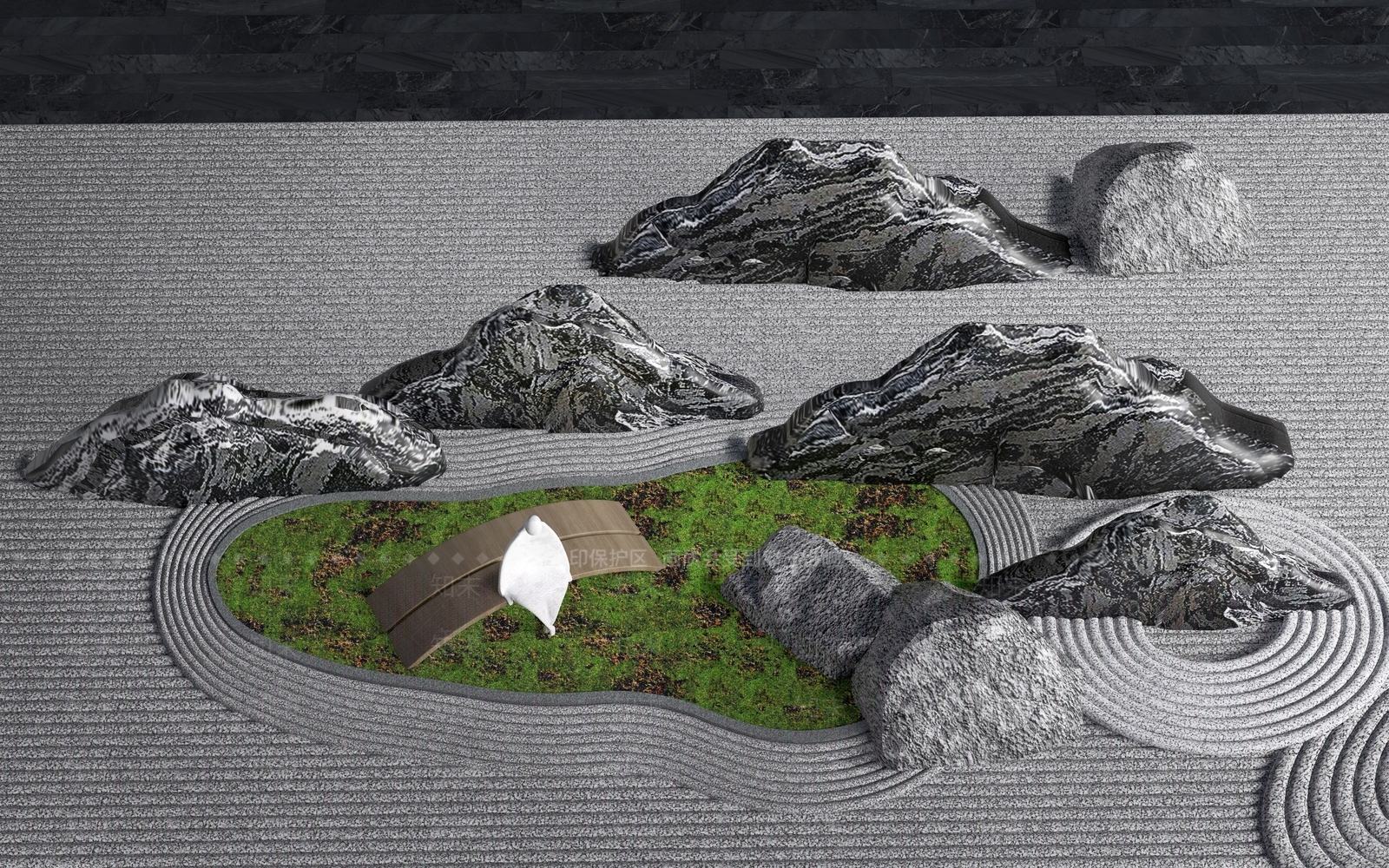 现代景观石3D模型下载【ID:1162467899】