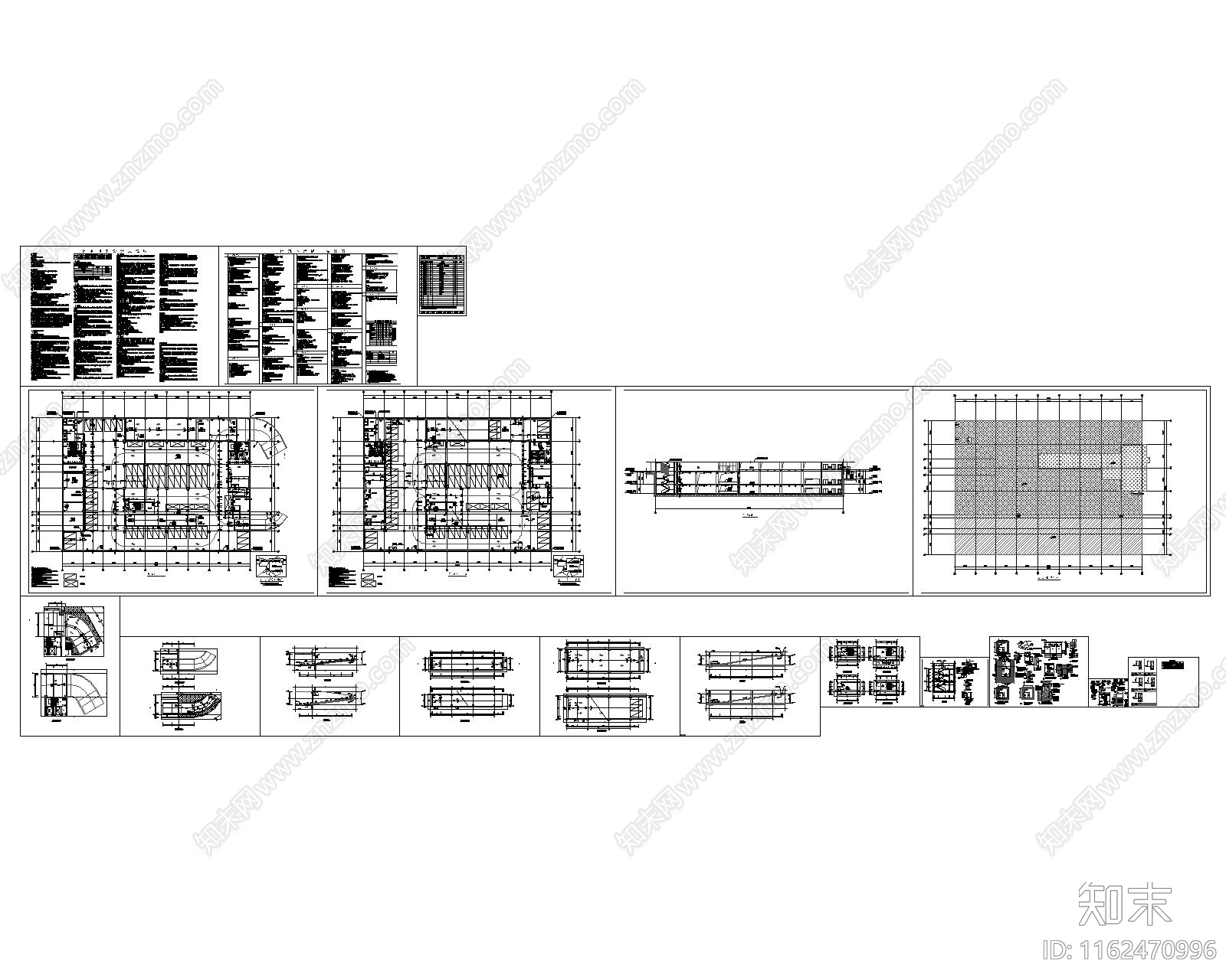 厂房地下cad施工图下载【ID:1162470996】