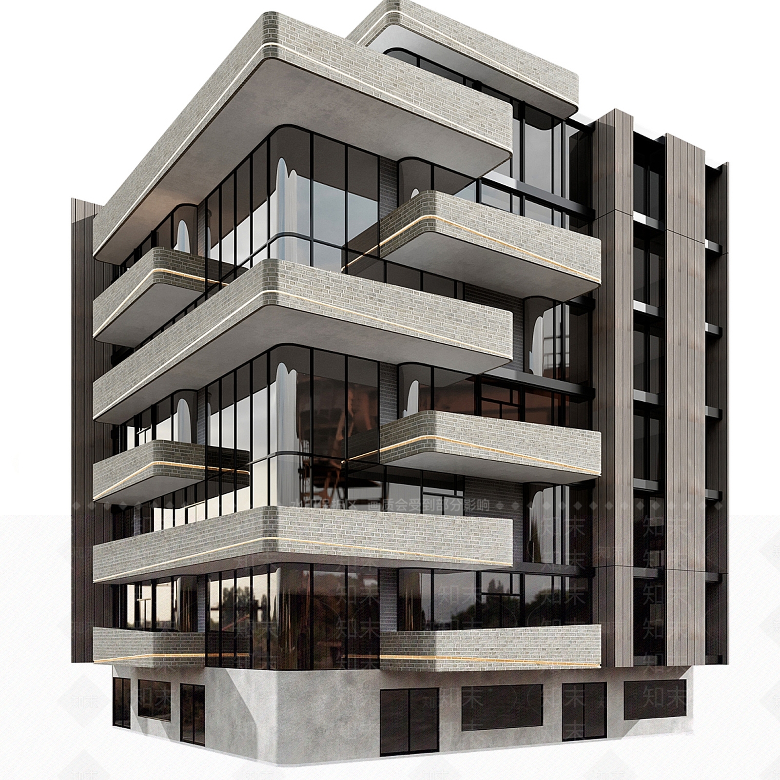 高层住宅3D模型下载【ID:1162479902】