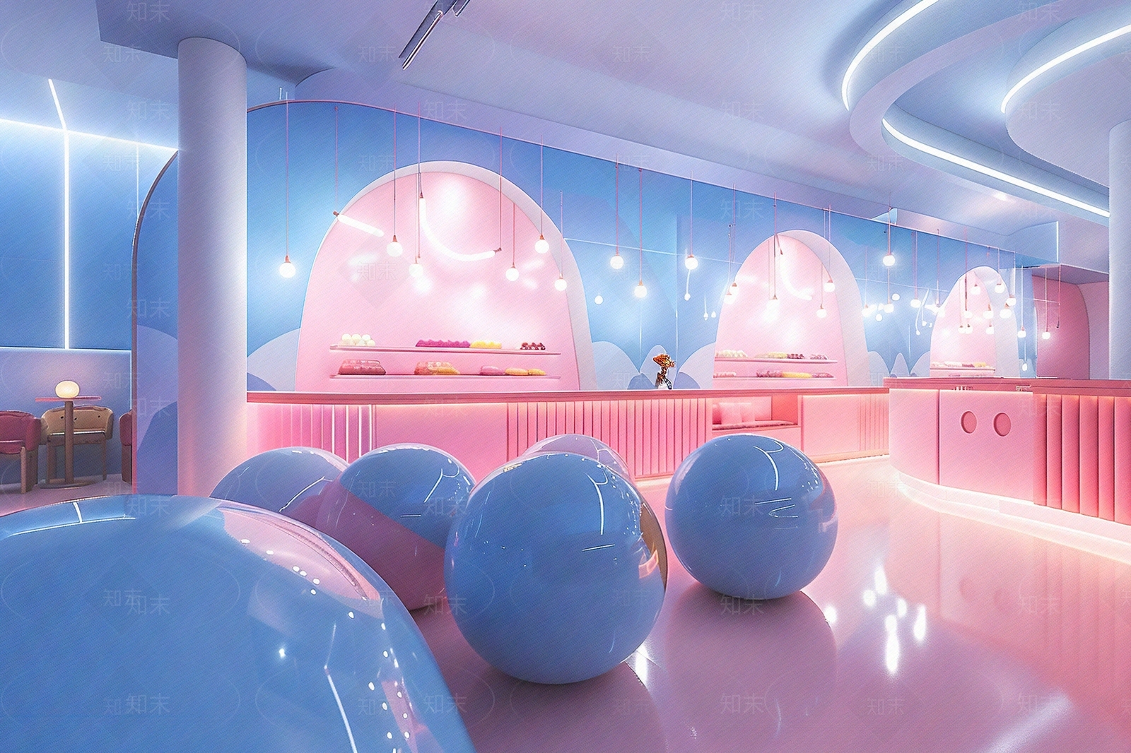 可爱风儿童活动空间室内内景贴图下载【ID:1162492884】