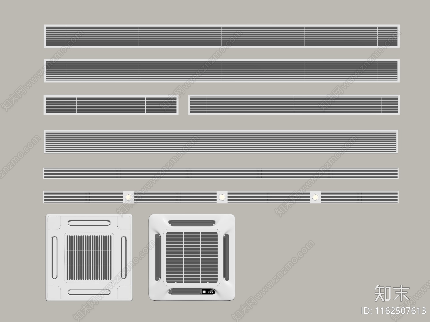 空调出风口SU模型下载【ID:1162507613】