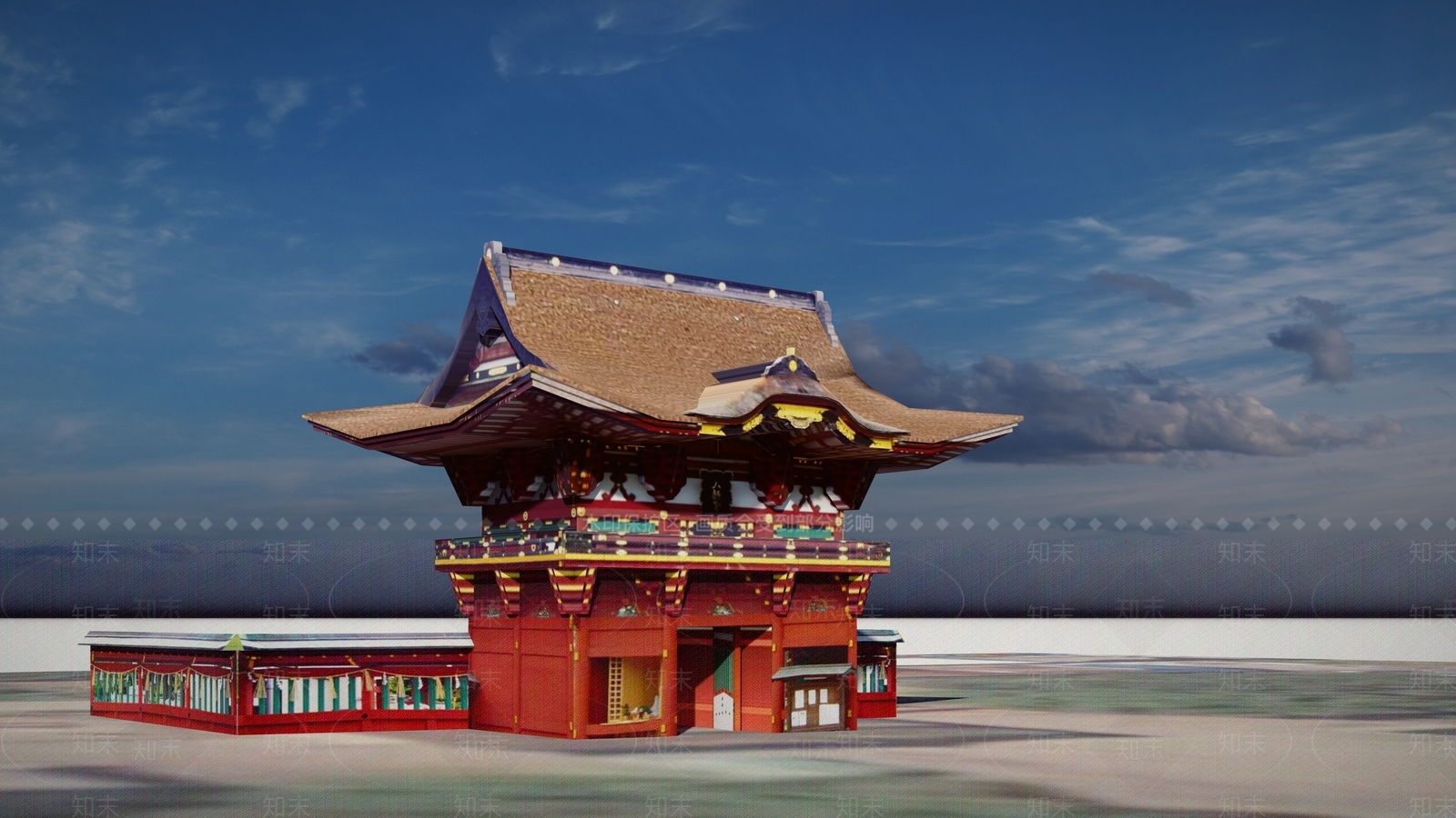 日本古建筑SU模型下载【ID:1162516223】