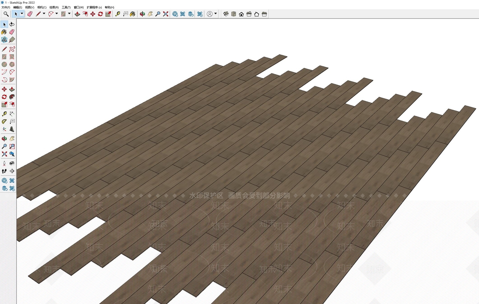 现代木地板SU模型下载【ID:1162532803】