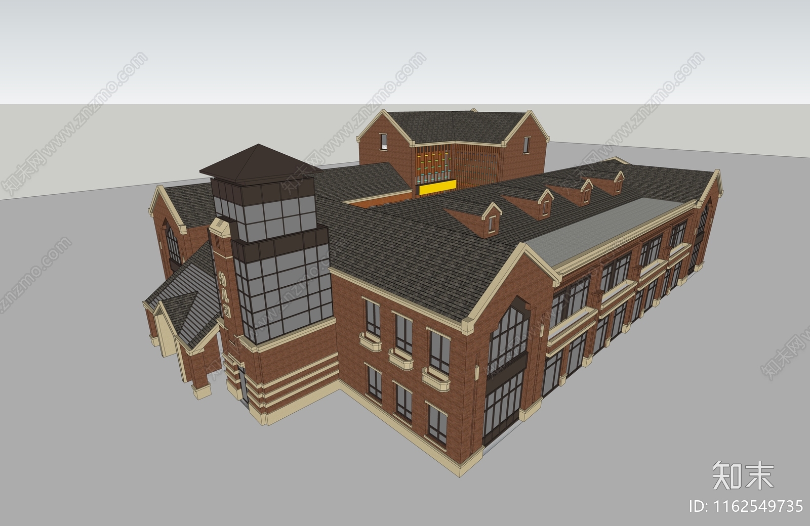 某民国风幼儿园建筑施工图下载【ID:1162549735】