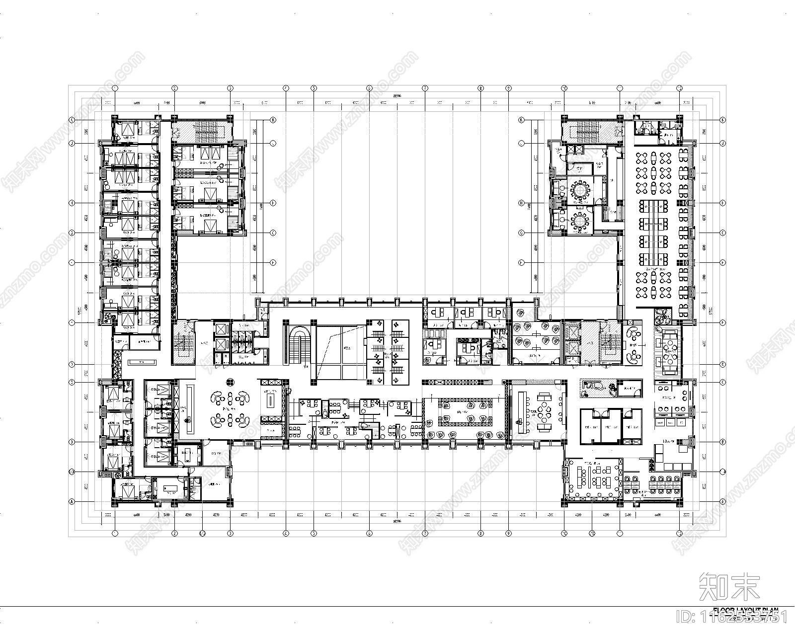 上海2024开业某洗浴中心cad施工图下载【ID:1162553751】