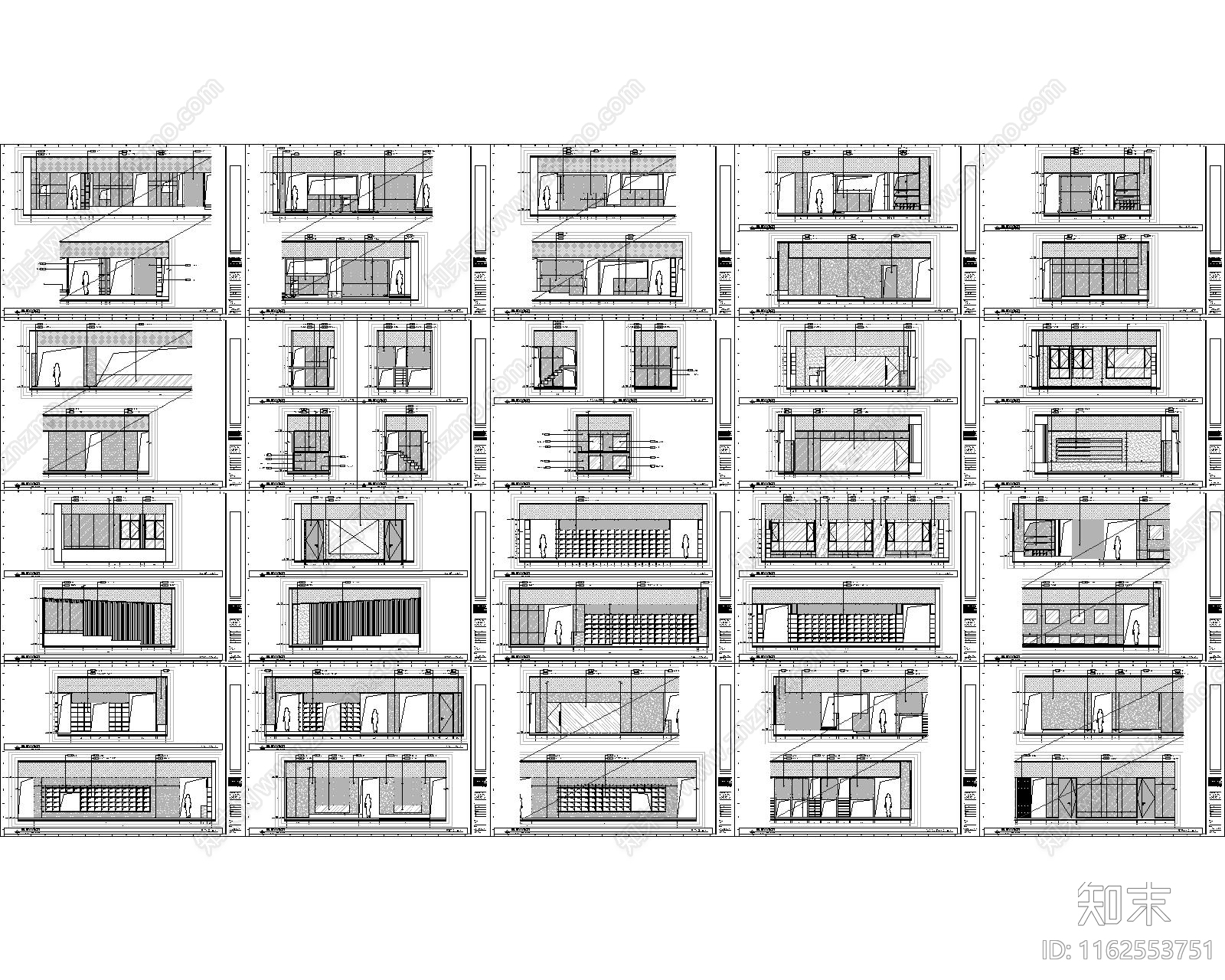 上海2024开业某洗浴中心cad施工图下载【ID:1162553751】