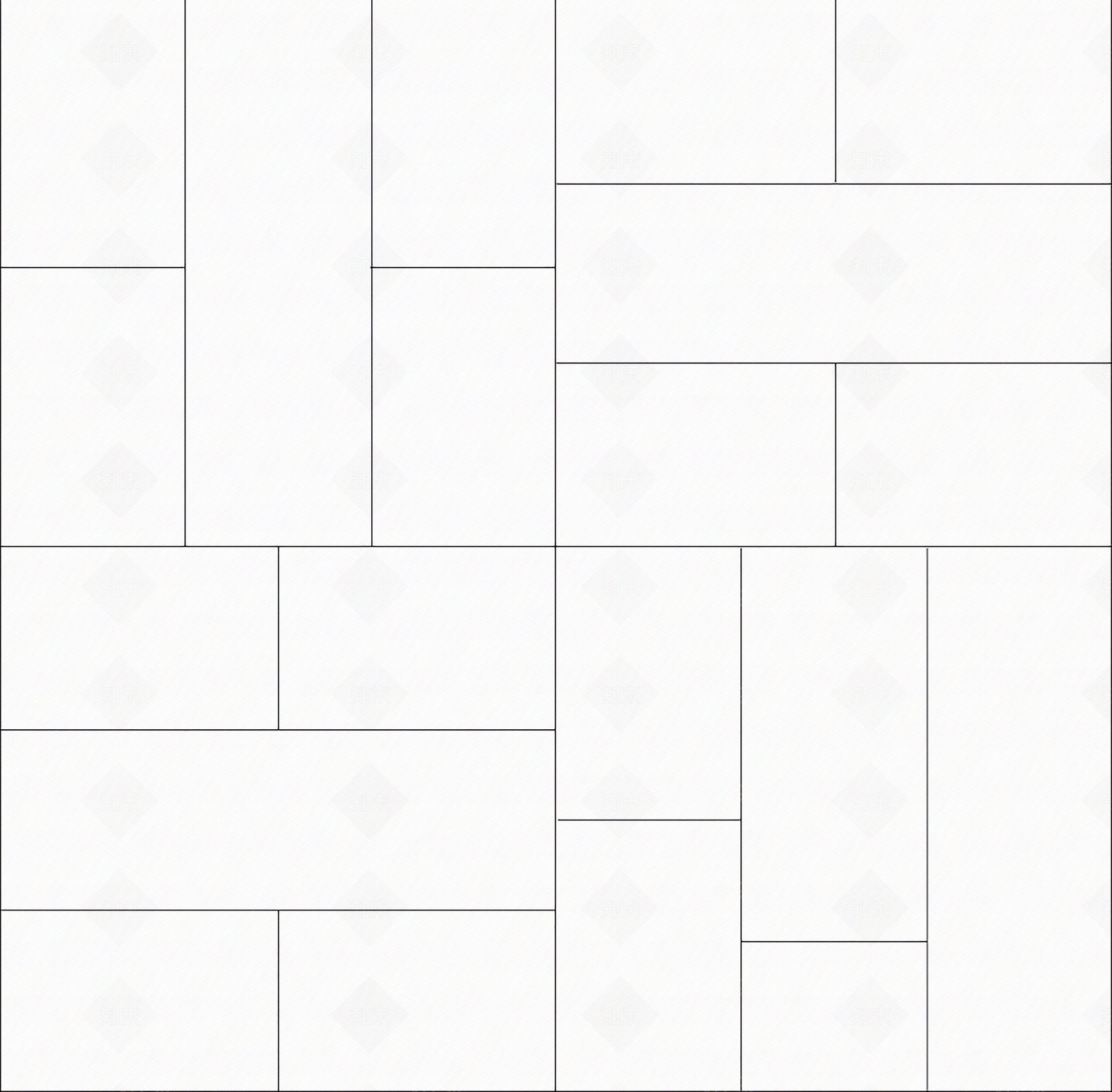 白色格子拼花瓷砖贴图下载【ID:1162556907】