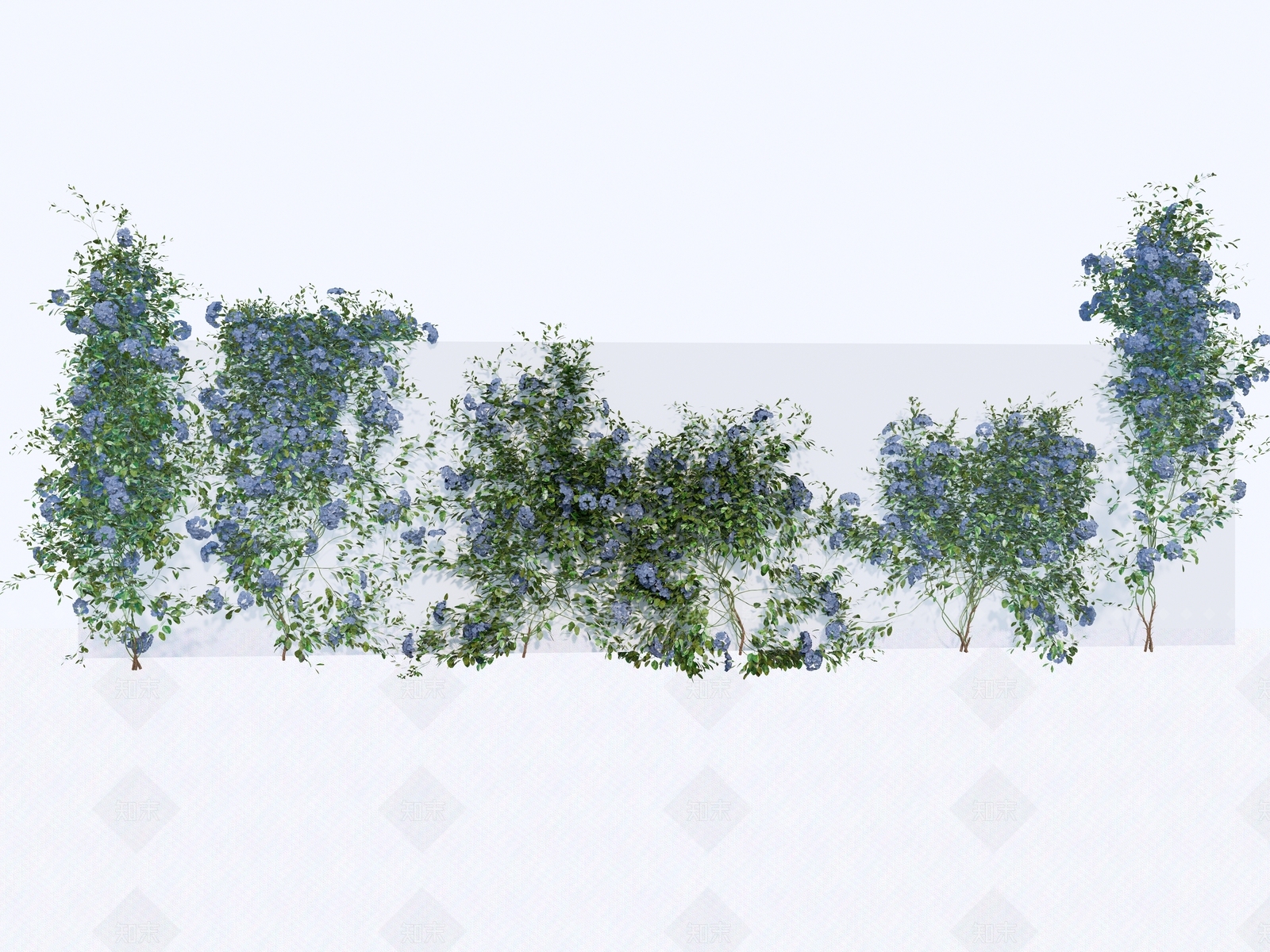 现代庭院花园3D模型下载【ID:1162561594】