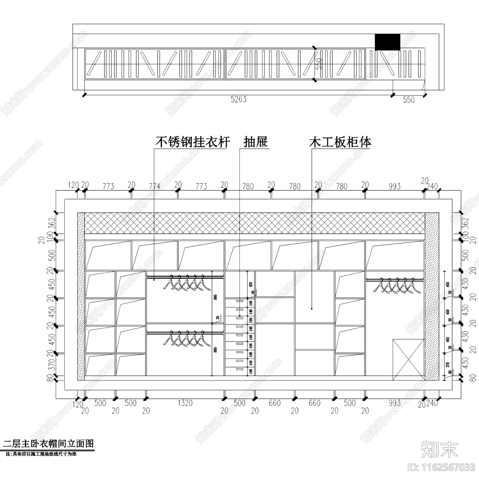 现代简约扬州三层别墅私宅室内家装cad施工图下载【ID:1162567033】