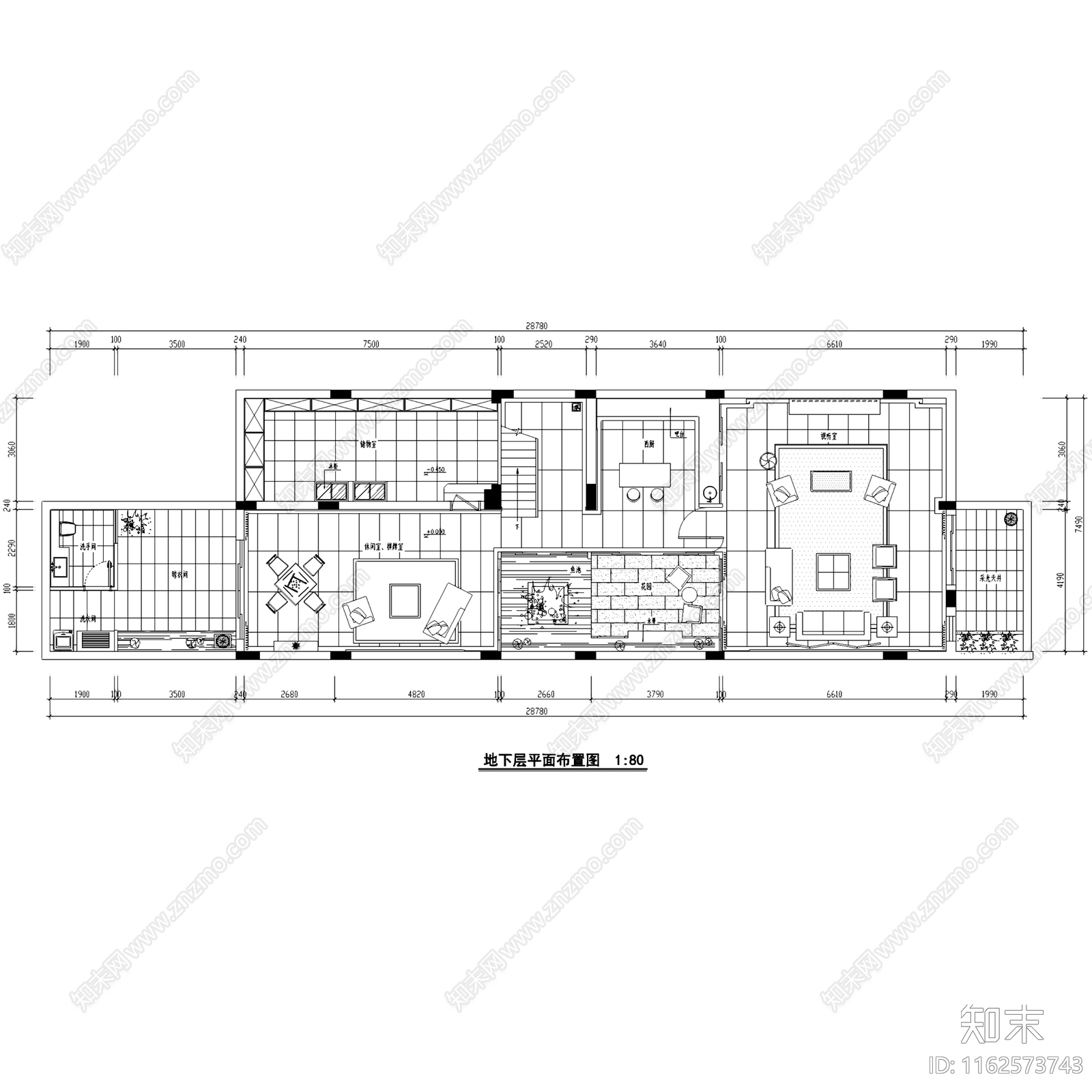 简欧欧式宝安曦城三层别墅室内家装cad施工图下载【ID:1162573743】