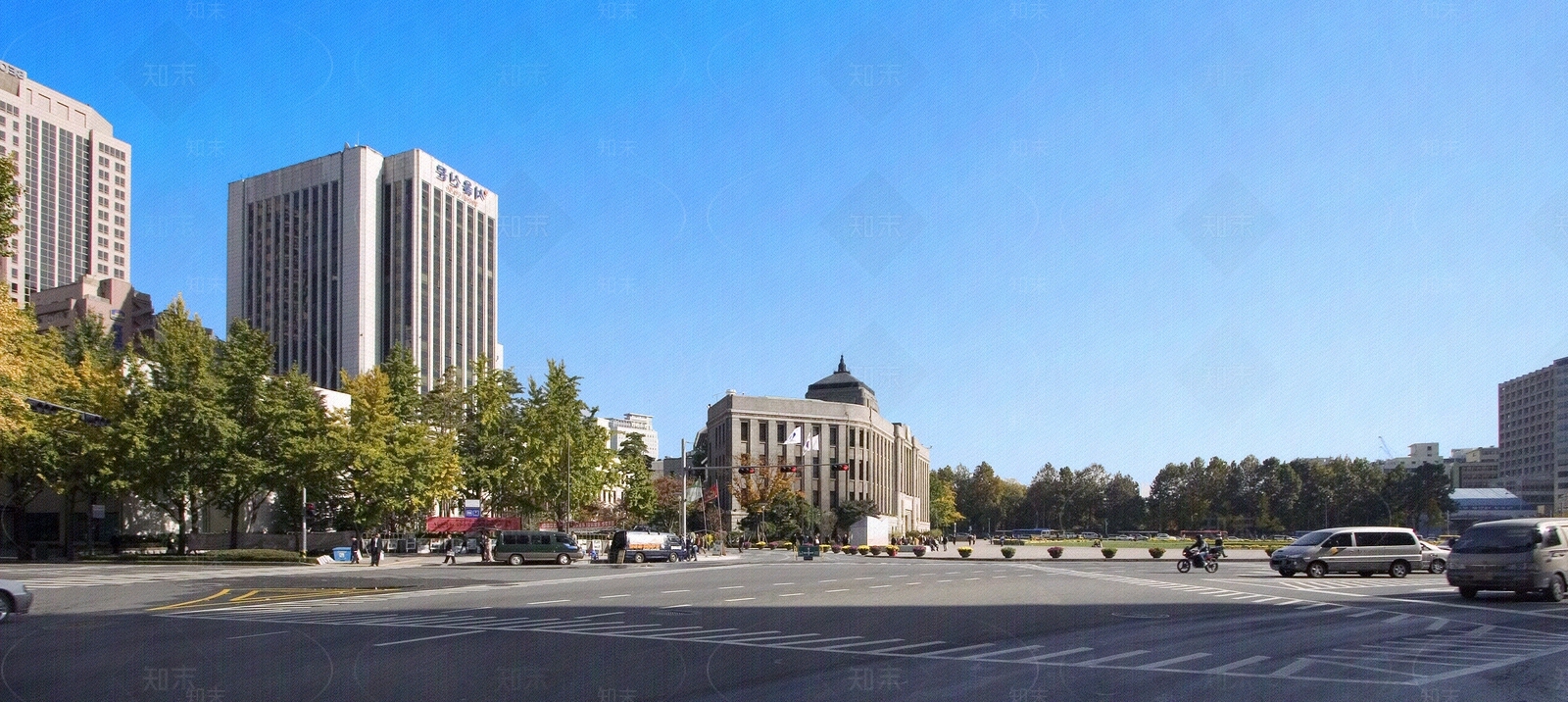 现代街道外景贴图下载【ID:1162583642】