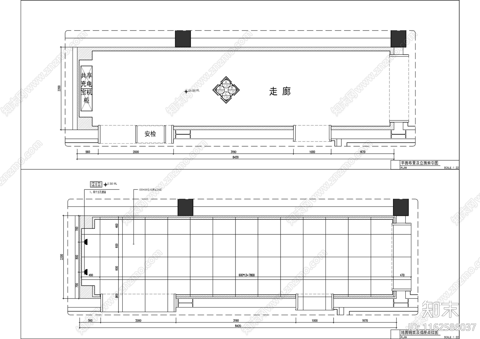 现代酒吧cad施工图下载【ID:1162586037】