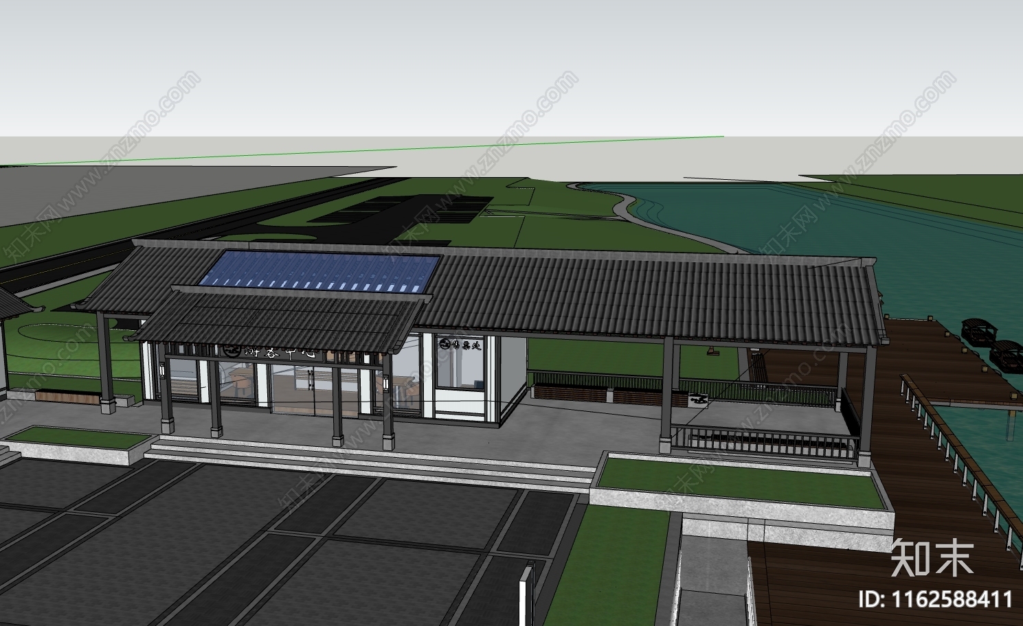 中式乡村景观施工图下载【ID:1162588411】