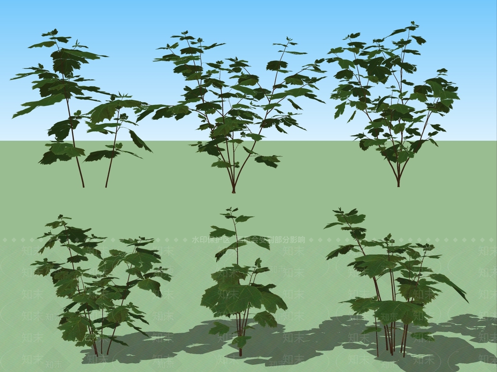 灌木SU模型下载【ID:1162601314】