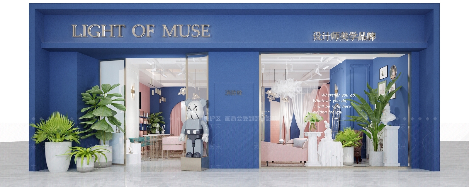 现代轻奢其他商业空间3D模型下载【ID:1162623131】