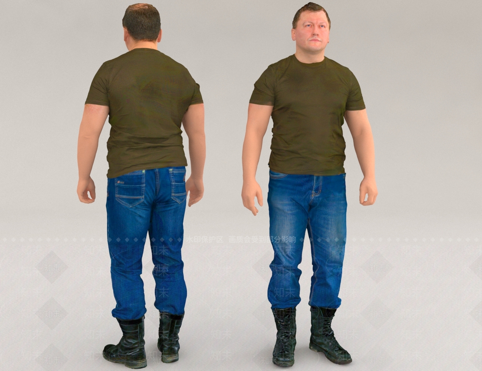 男人3D模型下载【ID:1162624490】