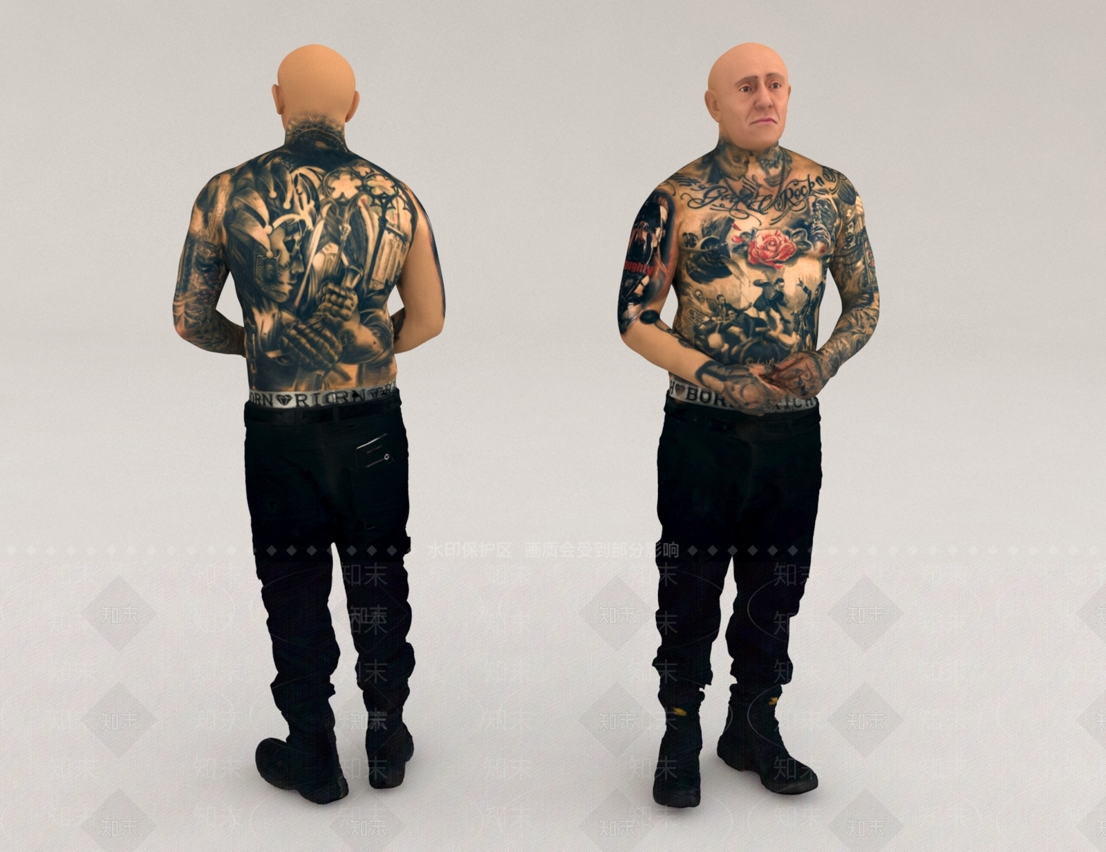 男人3D模型下载【ID:1162625295】