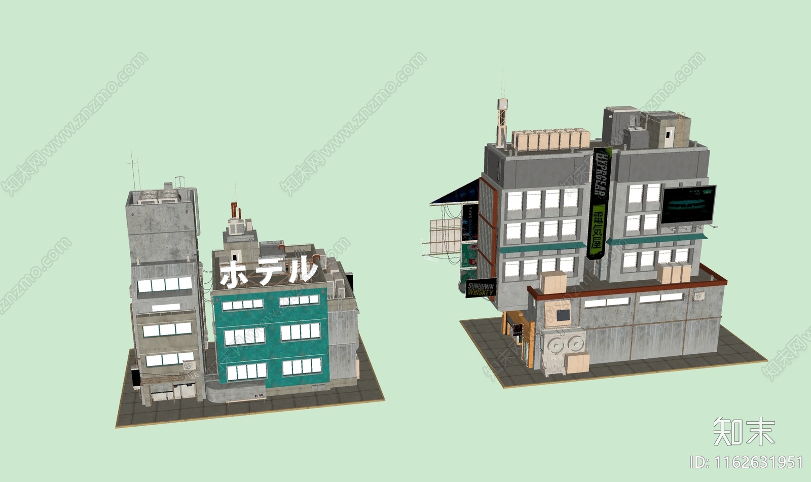 现代其他工业建筑SU模型下载【ID:1162631951】