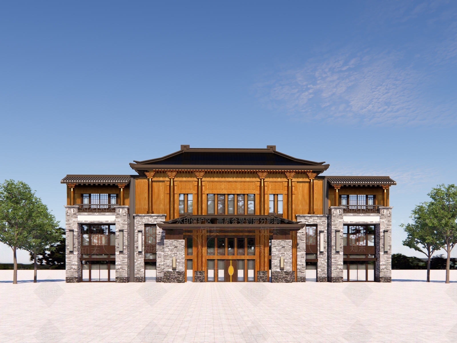 中式其他门SU模型下载【ID:1162637399】