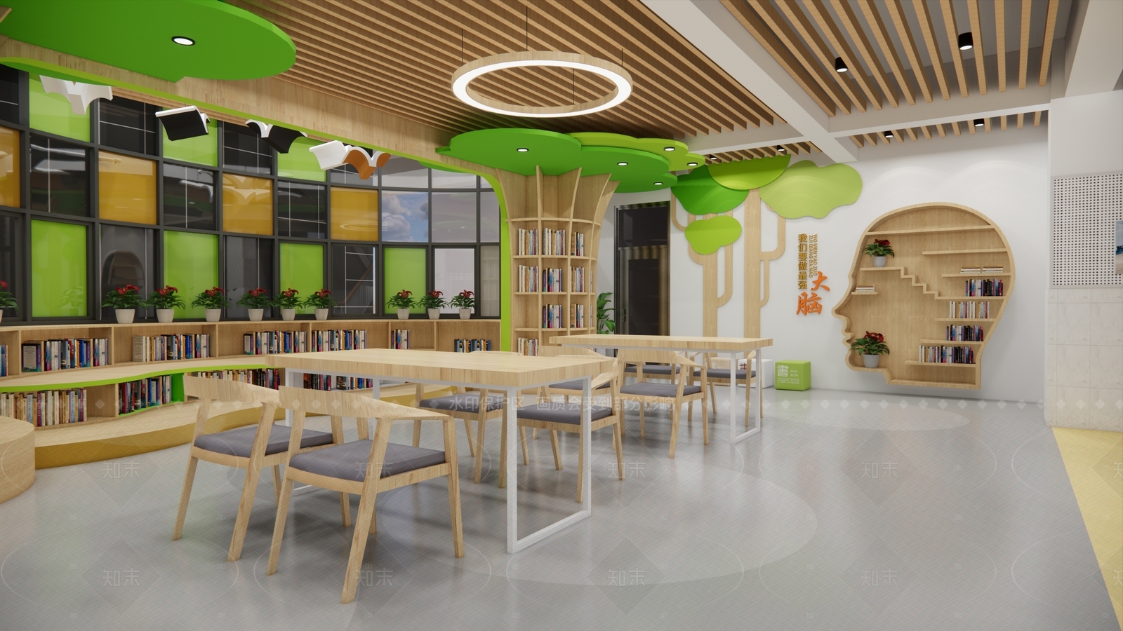 现代其他学校空间SU模型下载【ID:1215963558】