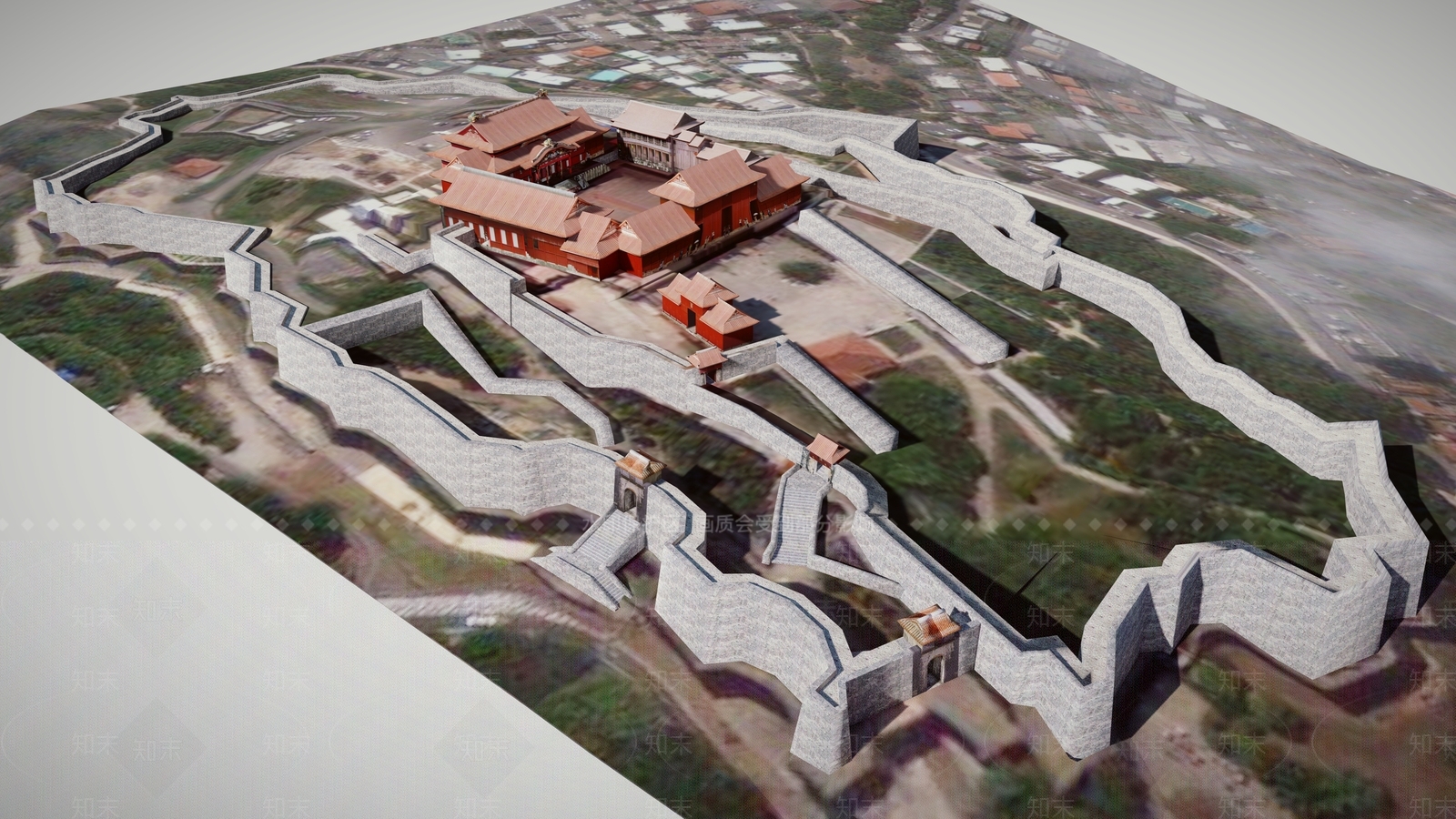 日式复古古建筑SU模型下载【ID:1162639918】