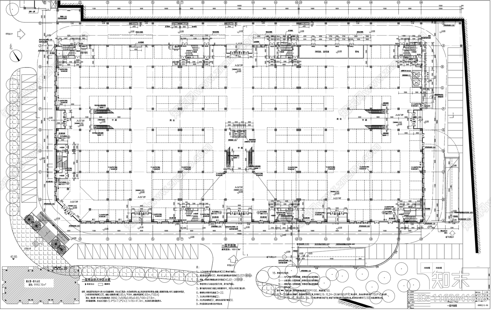 现代其他商业建筑cad施工图下载【ID:1162641688】